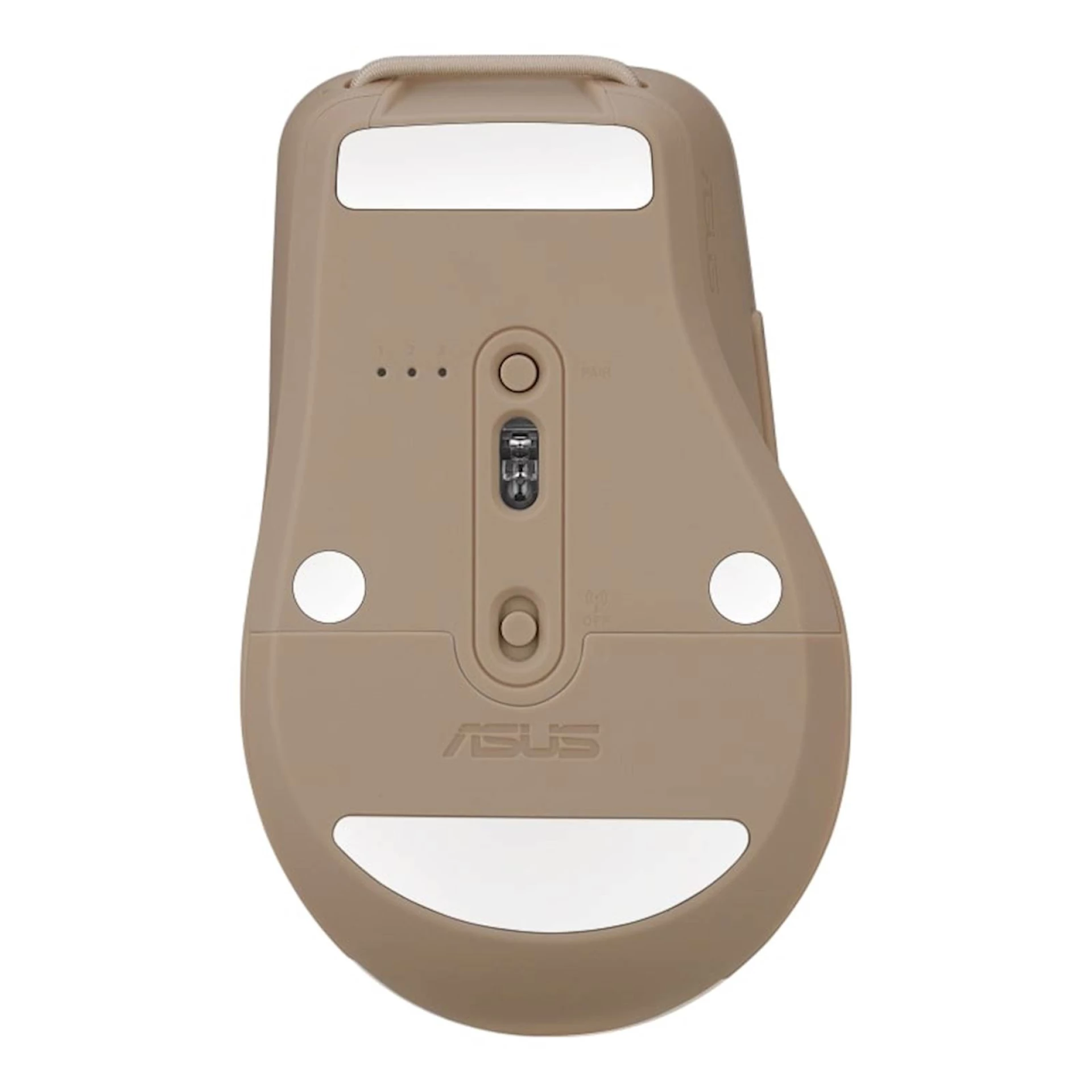 Miš ASUS MD200 brezžični, BT, RF 2,4GHz Oat Milk
