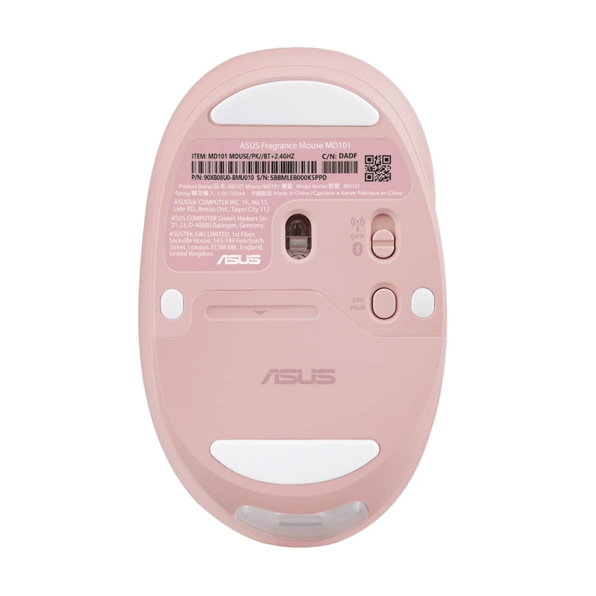 MIŠ ASUS WIRELESS MD101 MOUSE/PK//BT+2.4GHZ