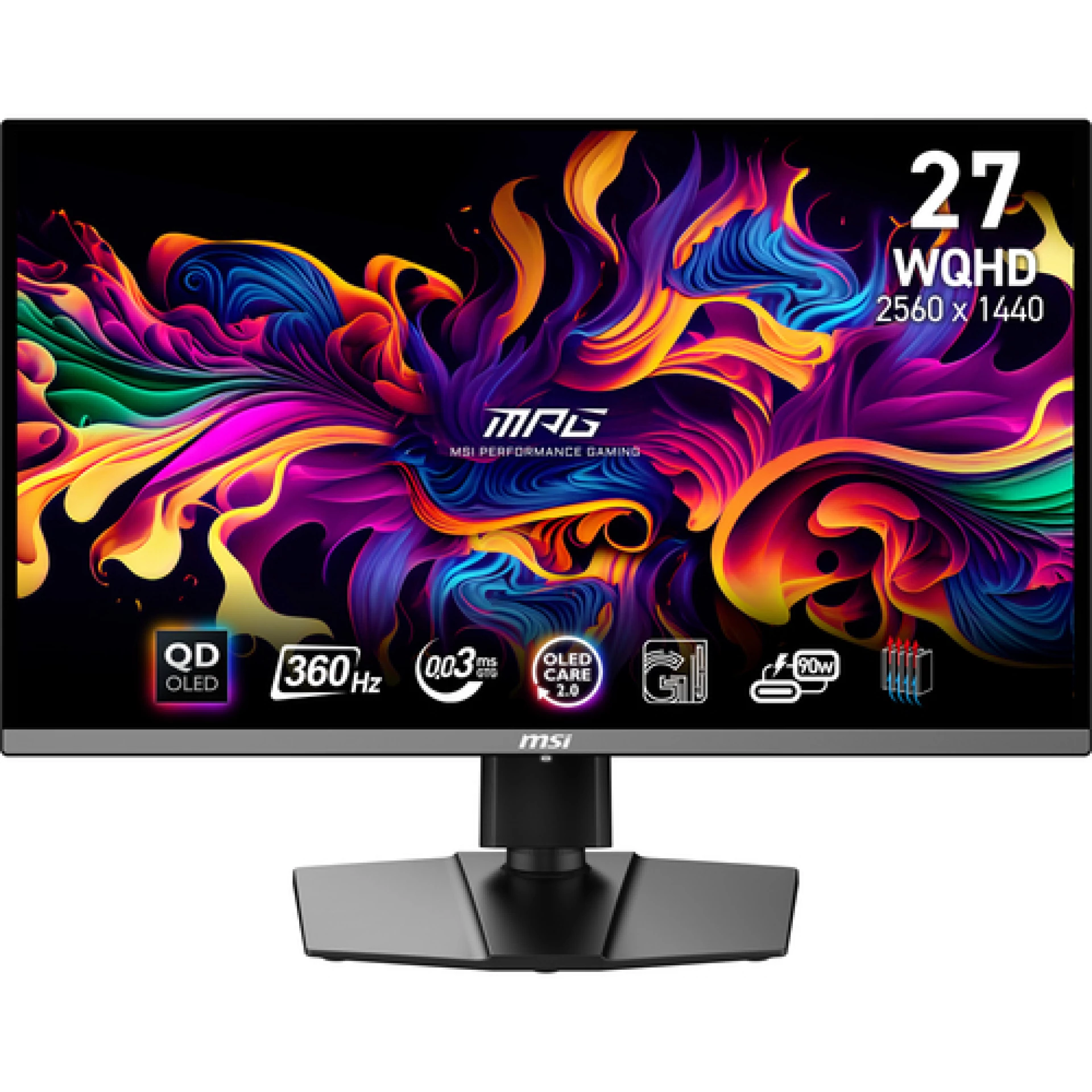 Monitor 27 MSI MPG 271QRX WQHD QD-OLED 360Hz, Gaming
