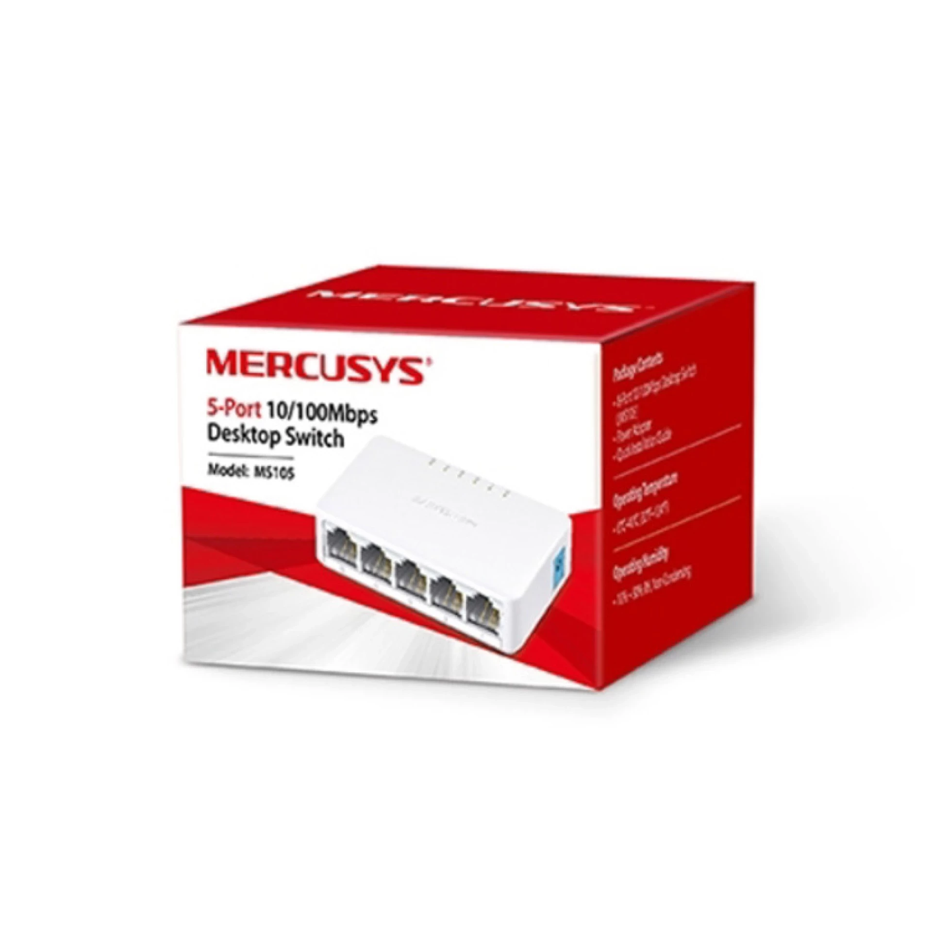 Mrežni switch MERCUSYS 5 portni 10/100Mbps
