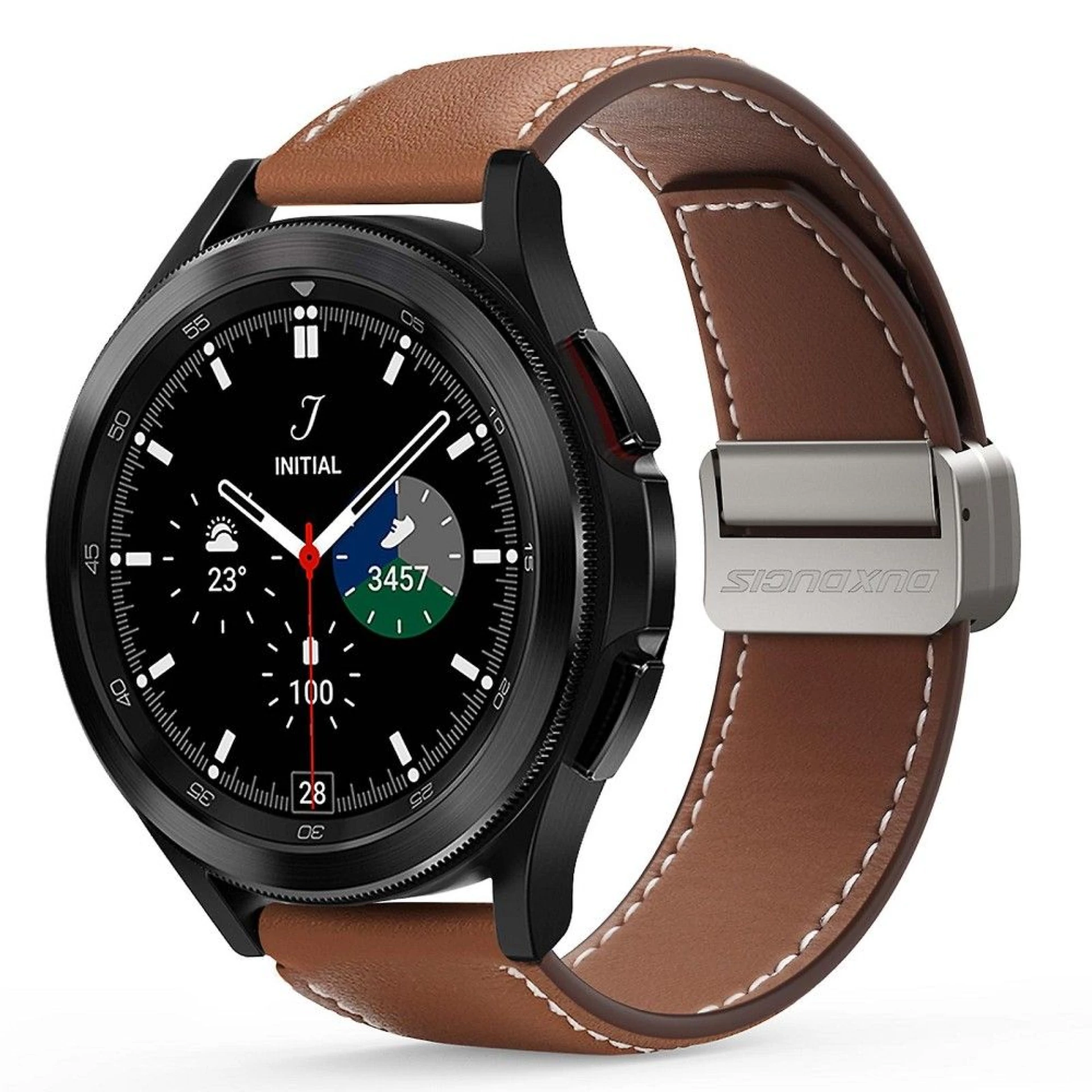 Narukvica DUX DUCIS strap YA genuine leather 22mm smeđa