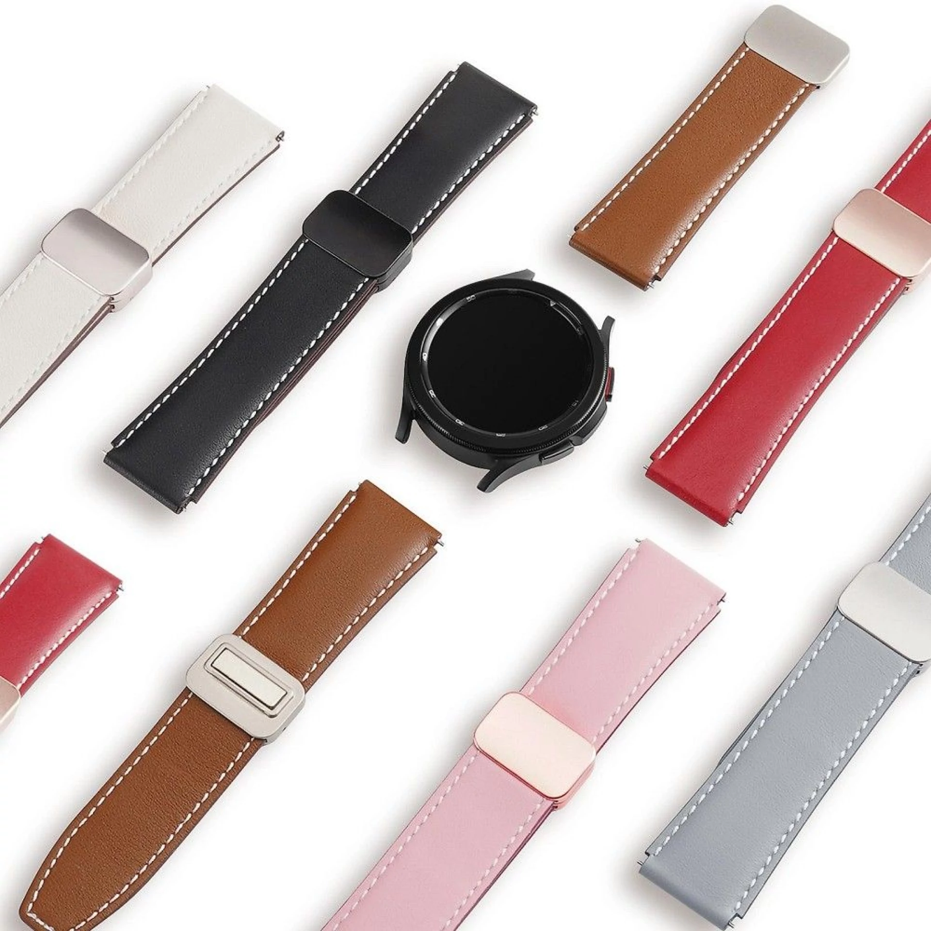 Narukvica DUX DUCIS strap YA genuine leather 22mm smeđa