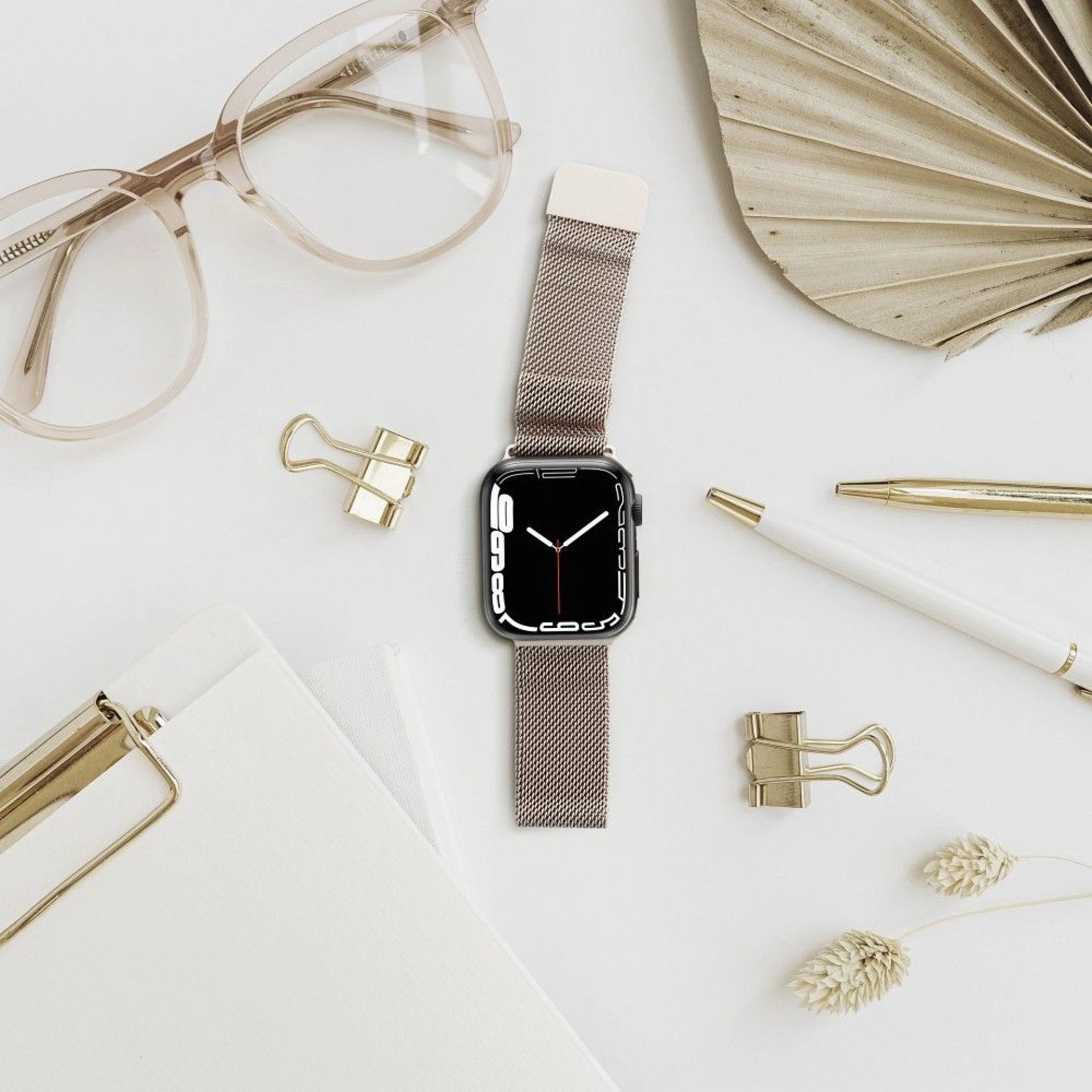 Narukvica FORCELL FA03 magnetic stain.steel za Apple Watch 42/44/45/49mm gold