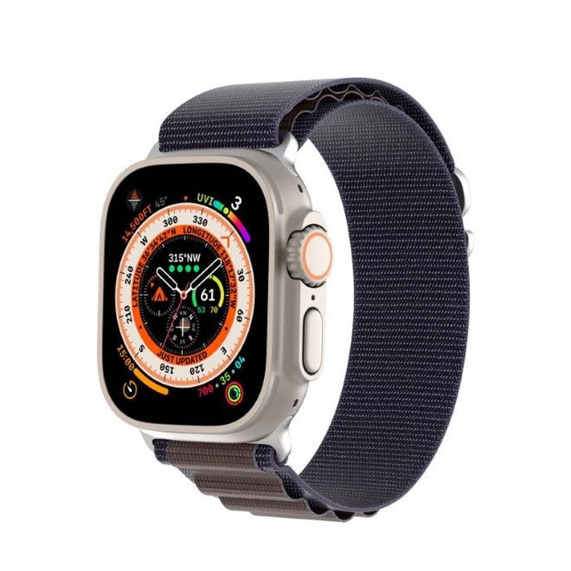 Narukvica najlonska za Apple Watch 42 / 44 / 45 / 49 mm indigo