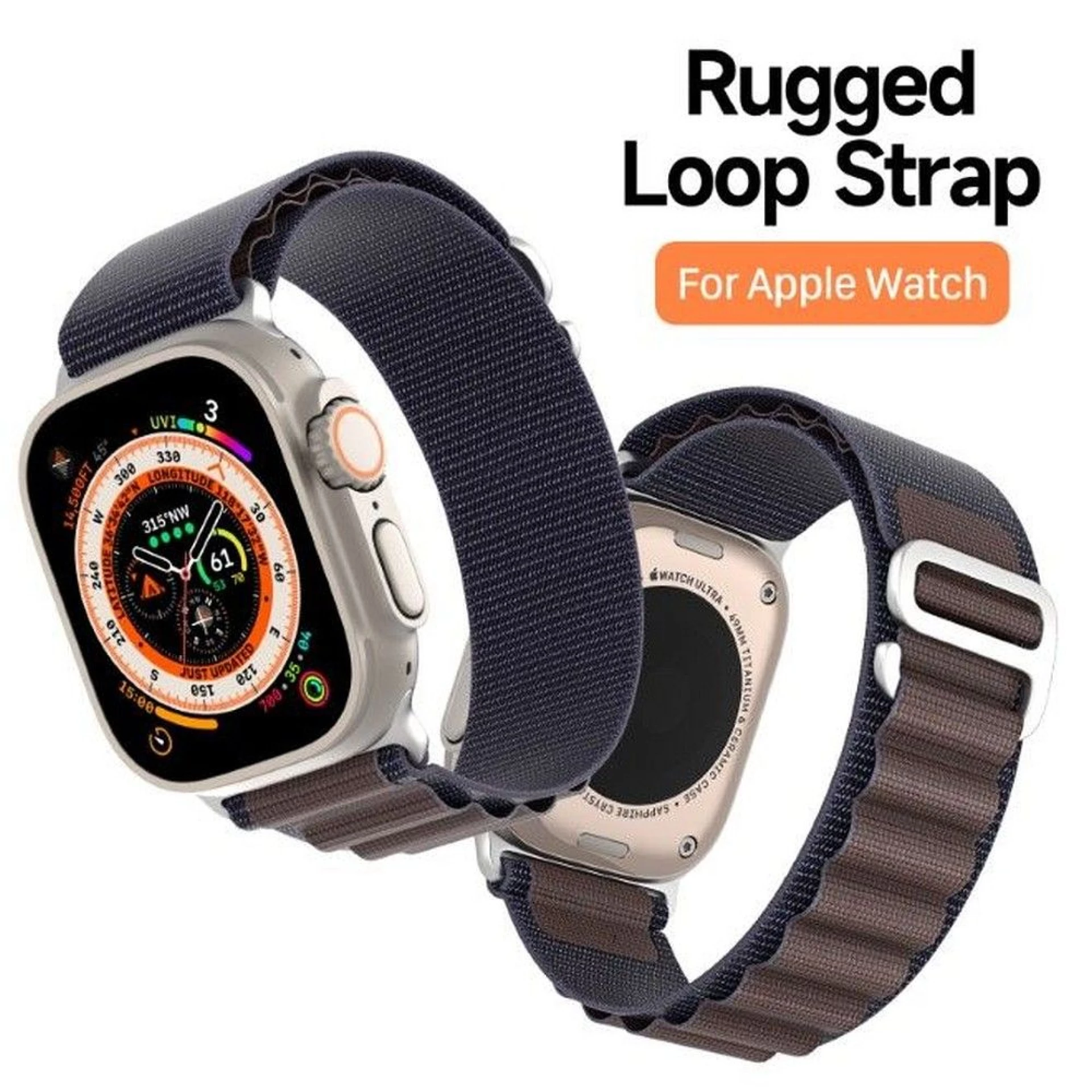 Narukvica najlonska za Apple Watch 42 / 44 / 45 / 49 mm indigo