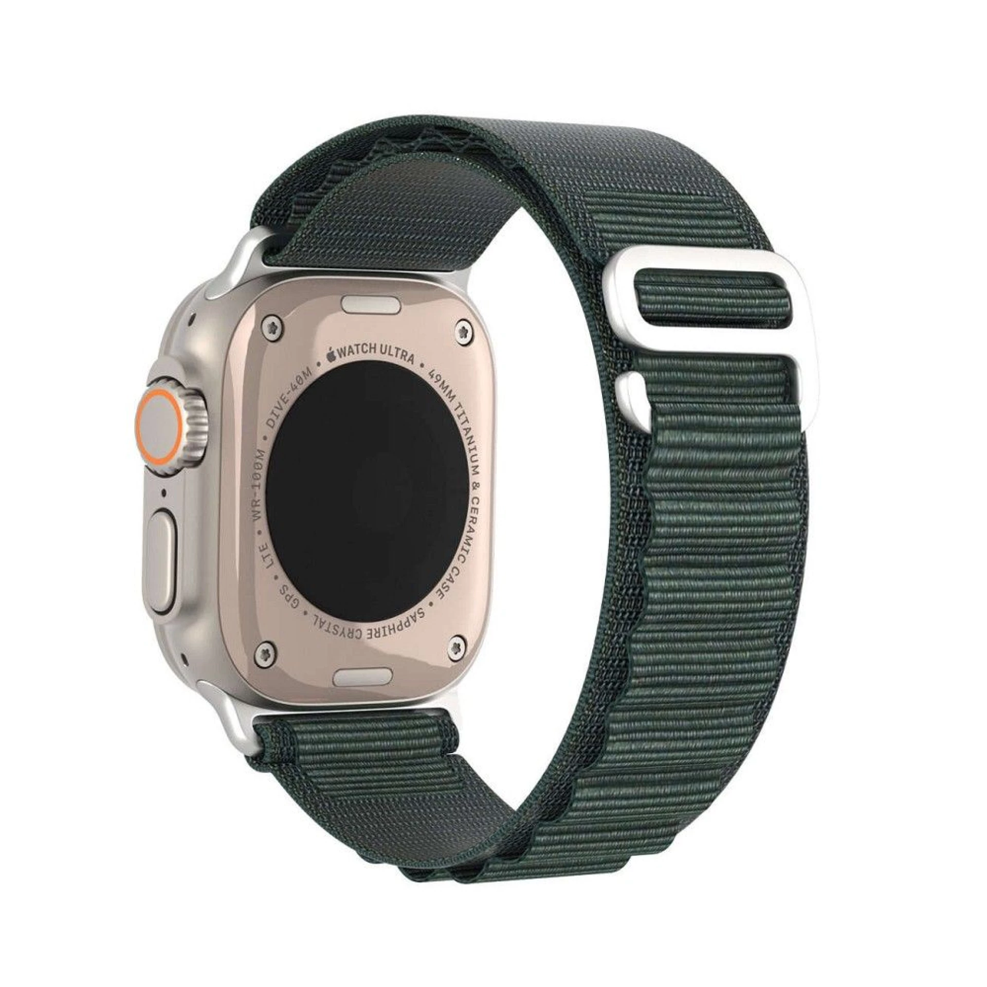 Narukvica najlonska za Apple Watch 42 / 44 / 45 / 49 mm olive