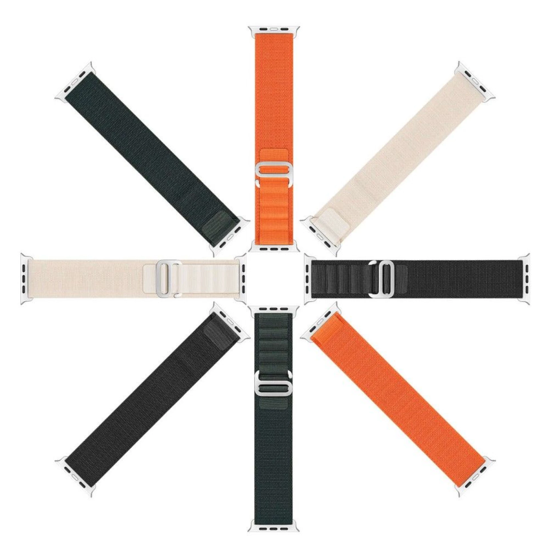 Narukvica najlonska za Apple Watch 42 / 44 / 45 / 49 mm olive