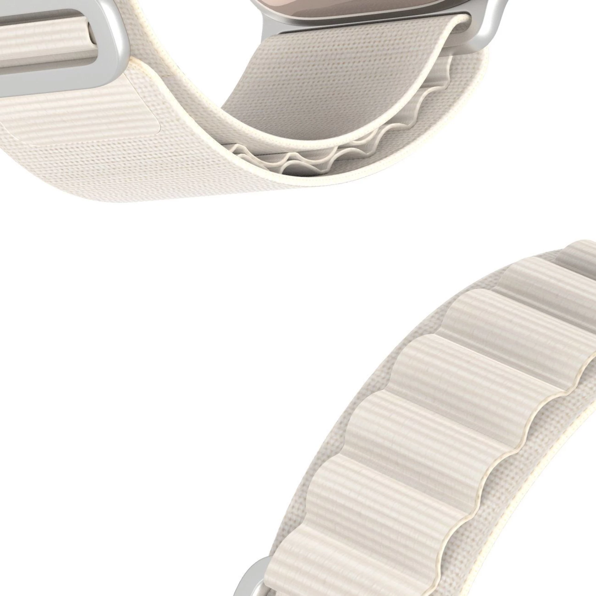 Narukvica najlonska za Apple Watch 42 / 44 / 45 / 49 mm platinium