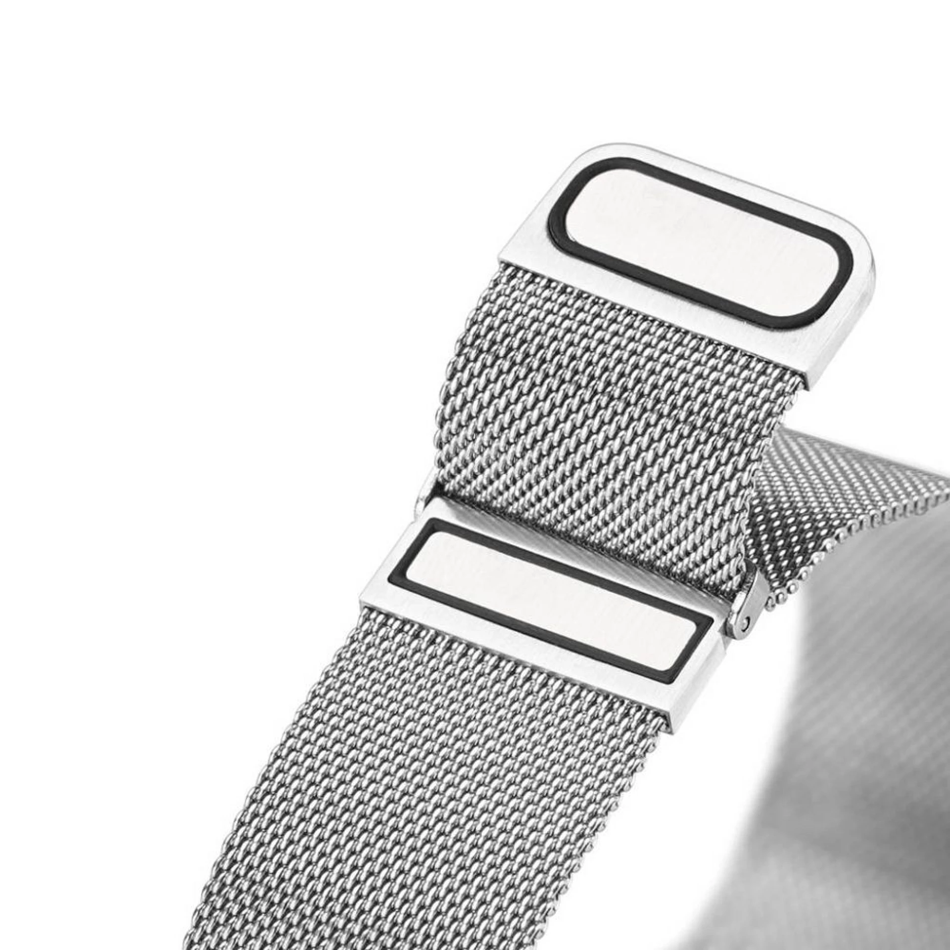 Narukvica stainless steel magnetna 22 mm silver