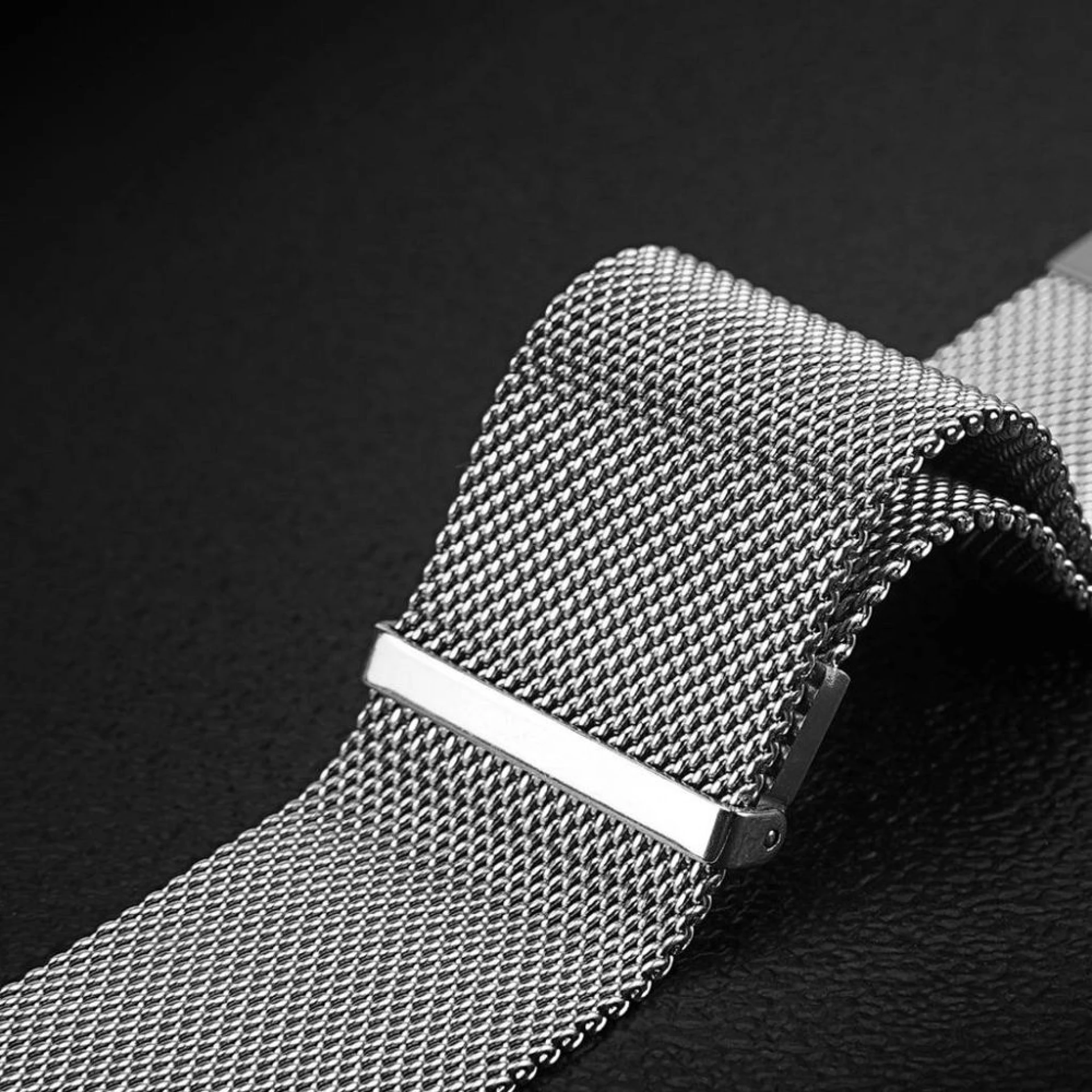 Narukvica stainless steel magnetna 22 mm silver