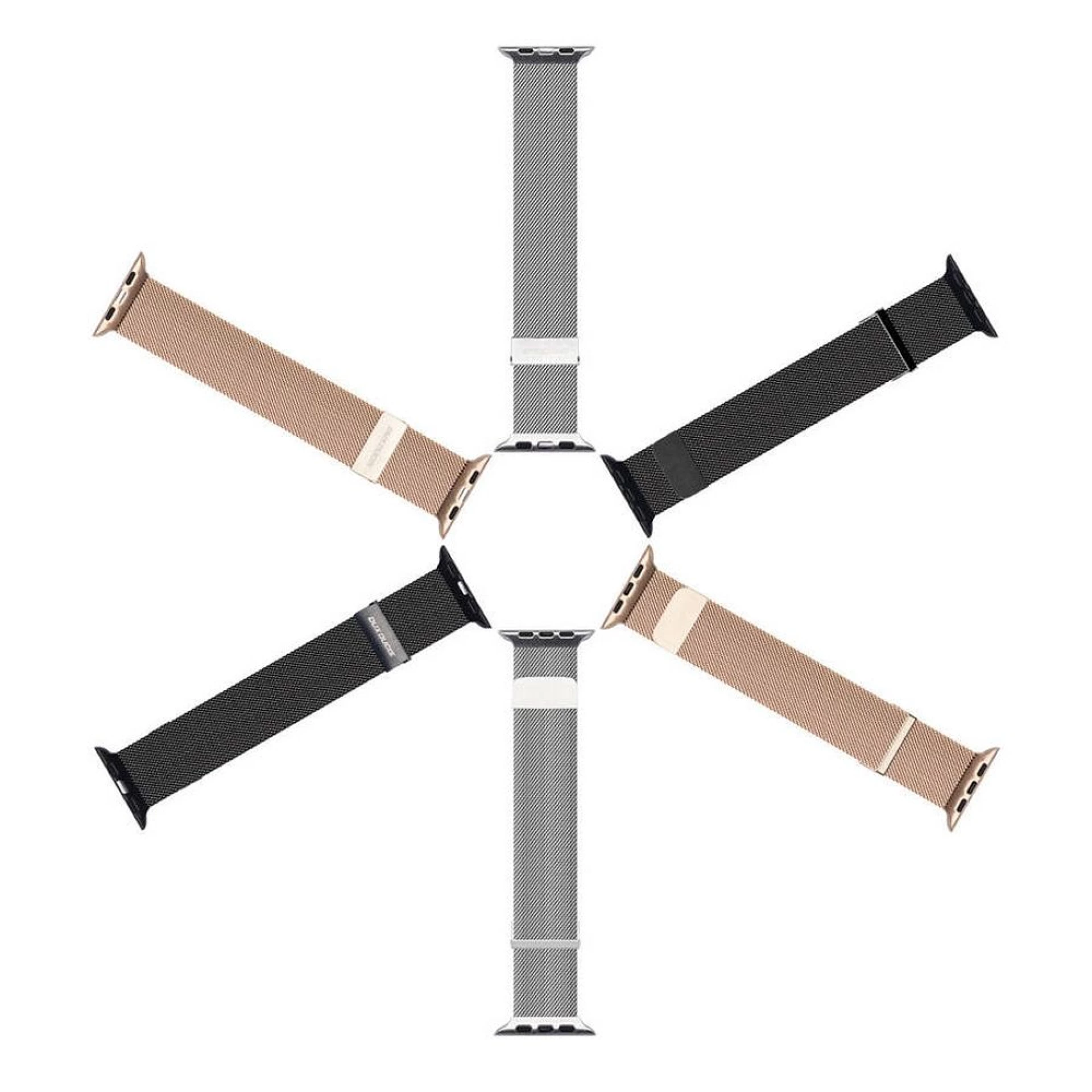 Narukvica DUX DUCIS Milanese stainless steel za Apple Watch 42/ 44/45mm silver