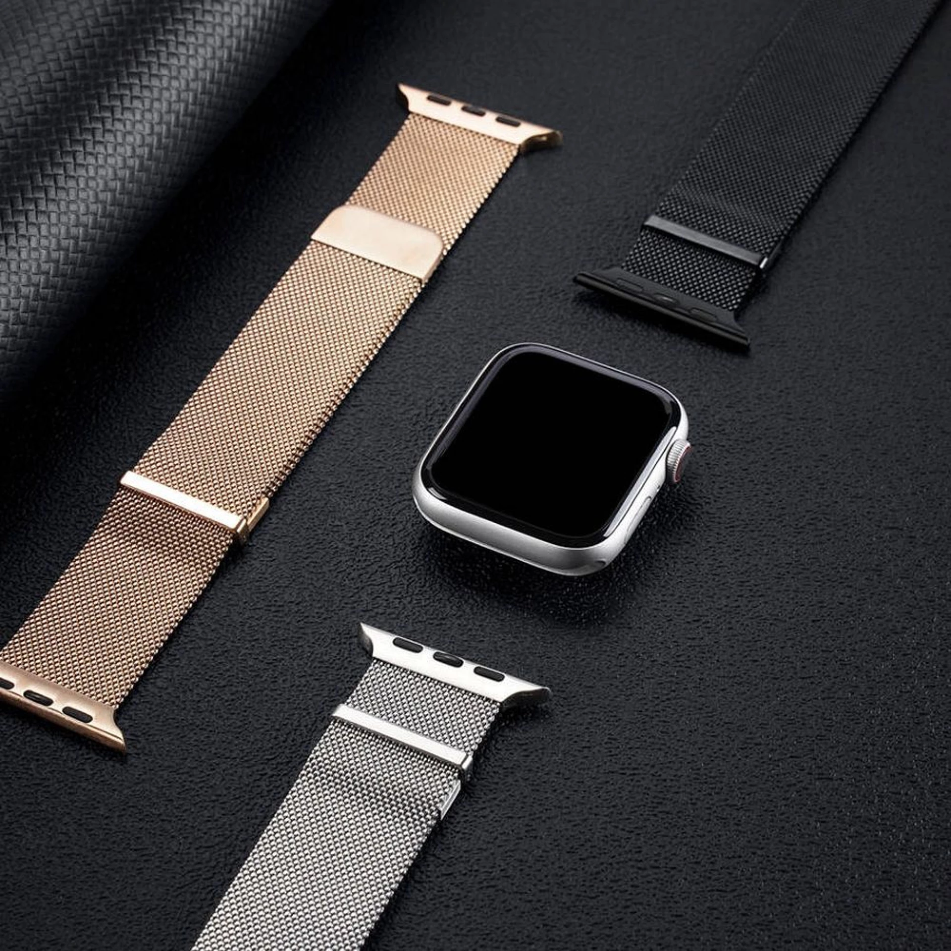 Narukvica DUX DUCIS Milanese stainless steel za Apple Watch 42/ 44/45mm silver