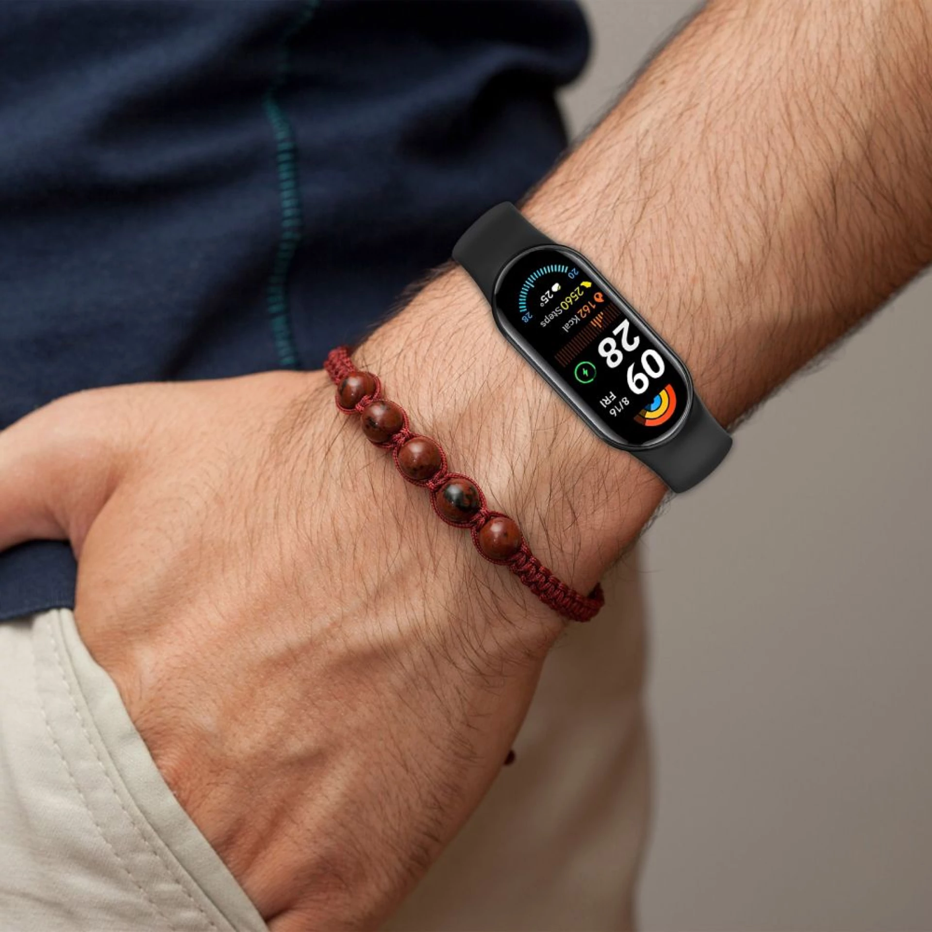Narukvica Tech-Protect IconBand Pure strap za Xiaomi Smart Band 8 / 9 / 10 crna