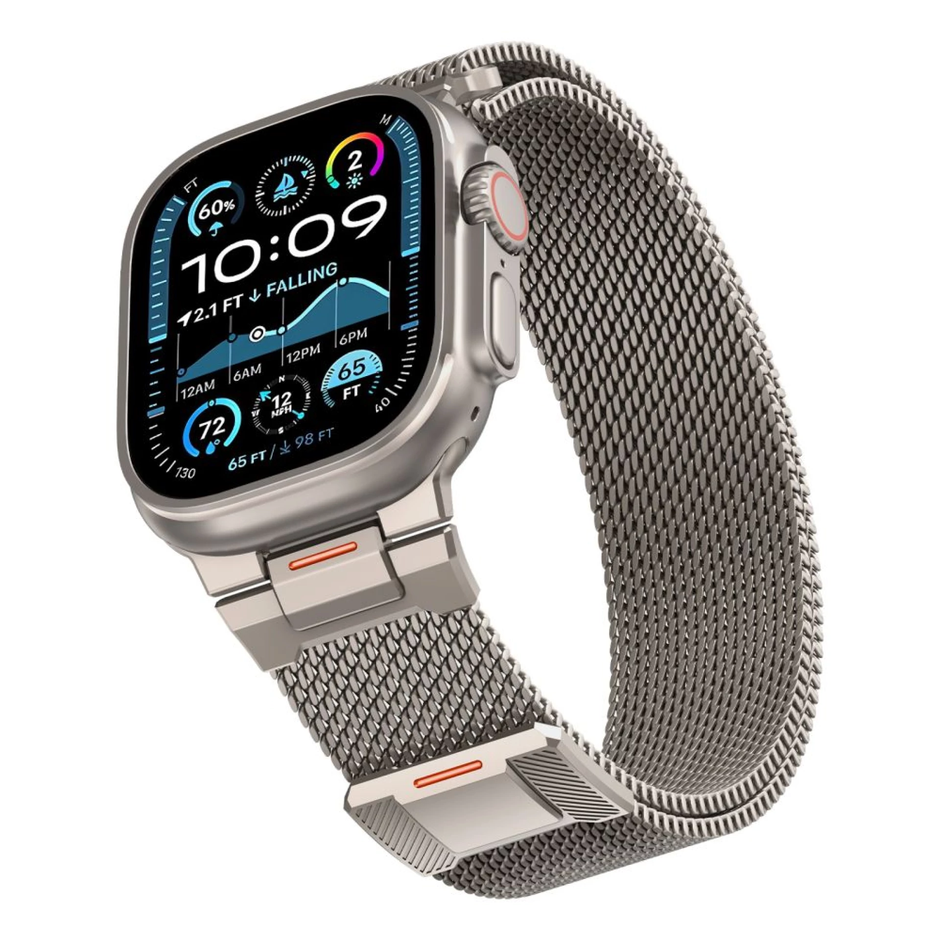 Narukvica Tech-Protect Milano Vanguard za Apple Watch 44/45/46/49mm titanium