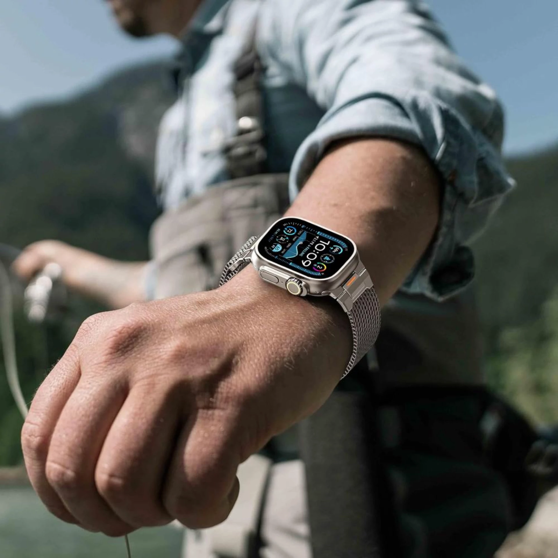 Narukvica Tech-Protect Milano Vanguard za Apple Watch 44/45/46/49mm titanium
