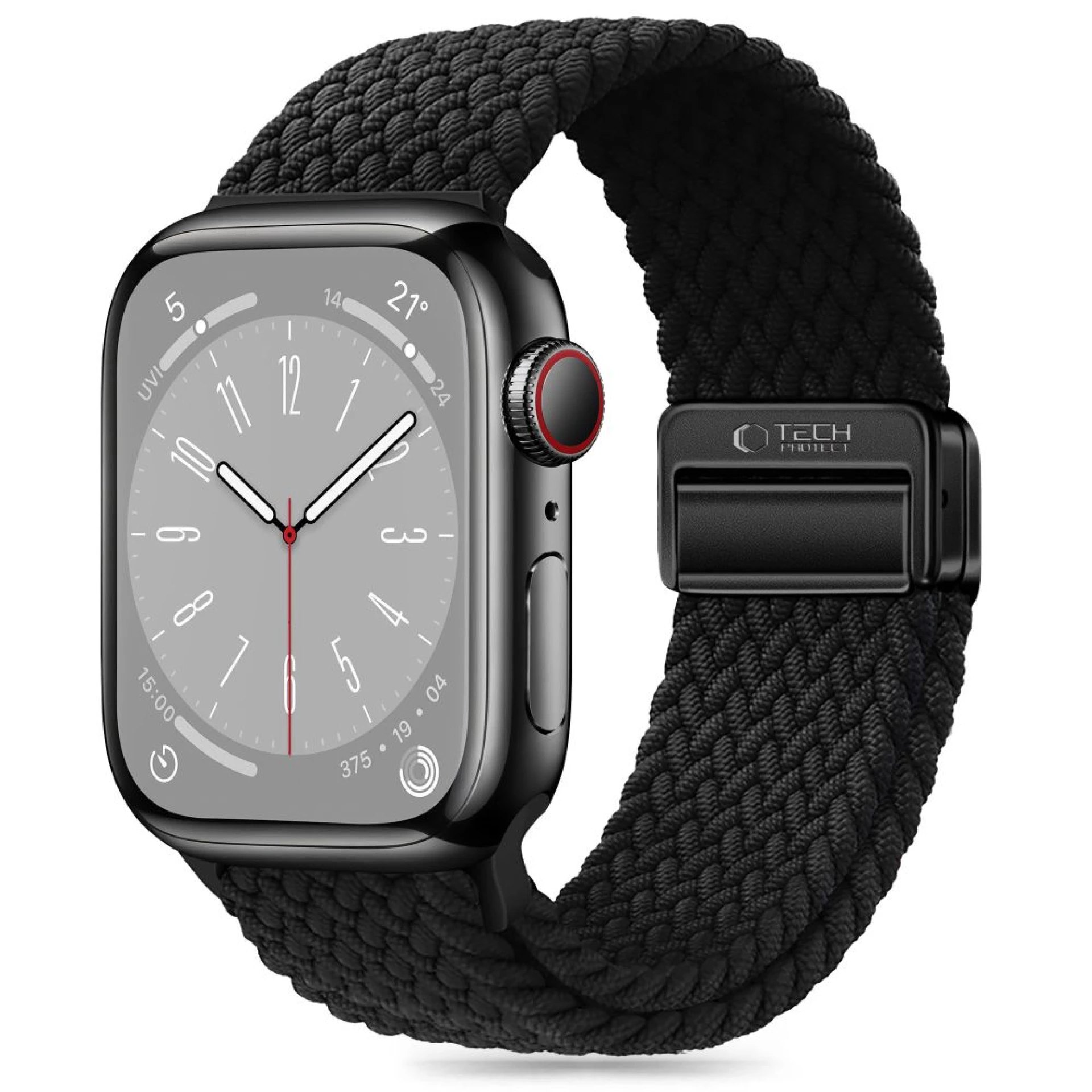 Narukvica Tech-Protect Nylonmag Strap za Apple Watch 42/44/45/49mm crna
