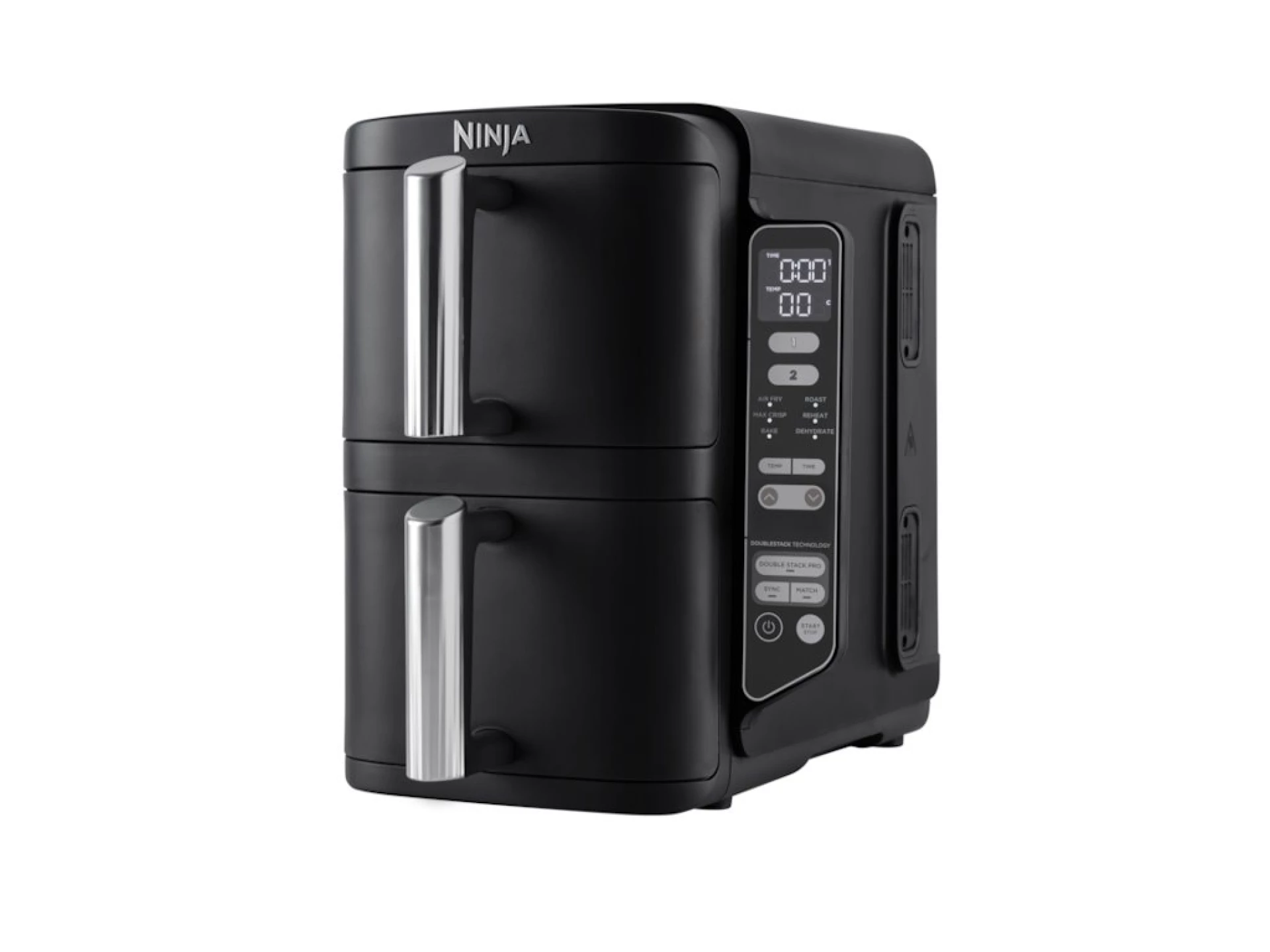 Ninja 2-slojna friteza25% uza, do 55% brza, 6 funkc.kuhanja, snaga 2400W, tezina 9.76kg