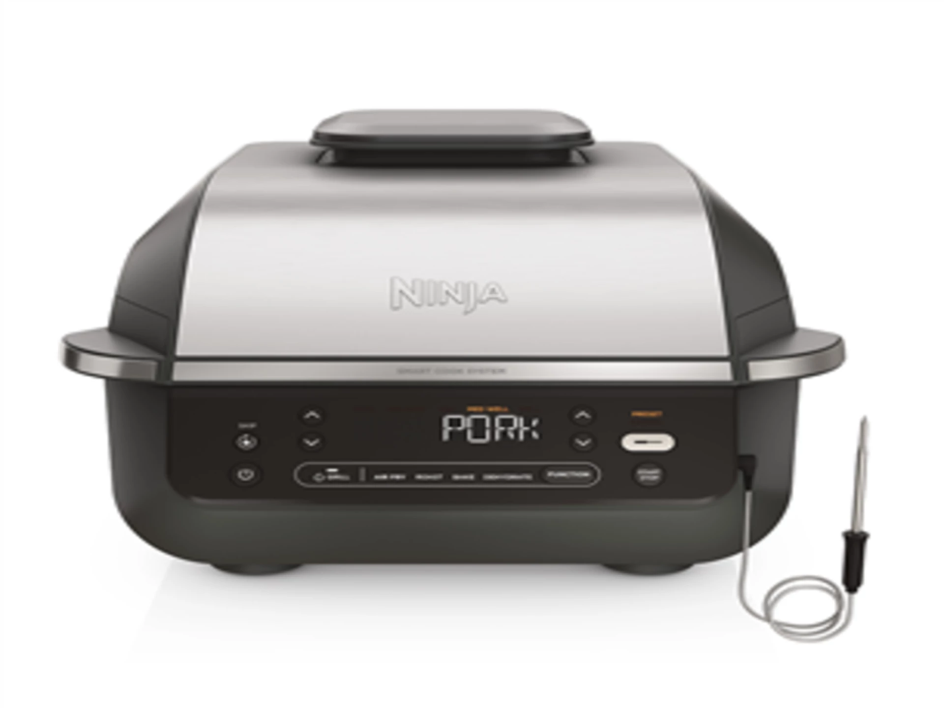 Ninja 5u1 rostilj i friteza5 funkcija,5.7L kapacitet,pametni sistem,crno-srebrena boja