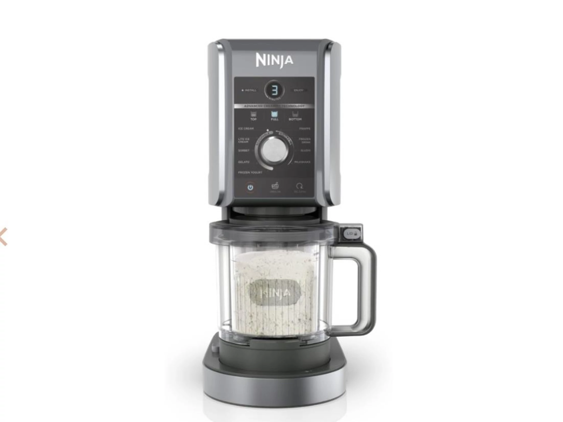 Ninja aparat za sladoled10 programa, 4 funkcije, 50% veci kapac. snaga 800W, kapac. 709ml