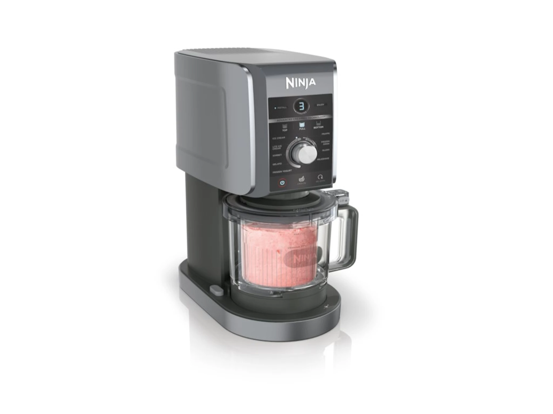 Ninja aparat za sladoled10 programa, 4 funkcije, 50% veci kapac. snaga 800W, kapac. 709ml