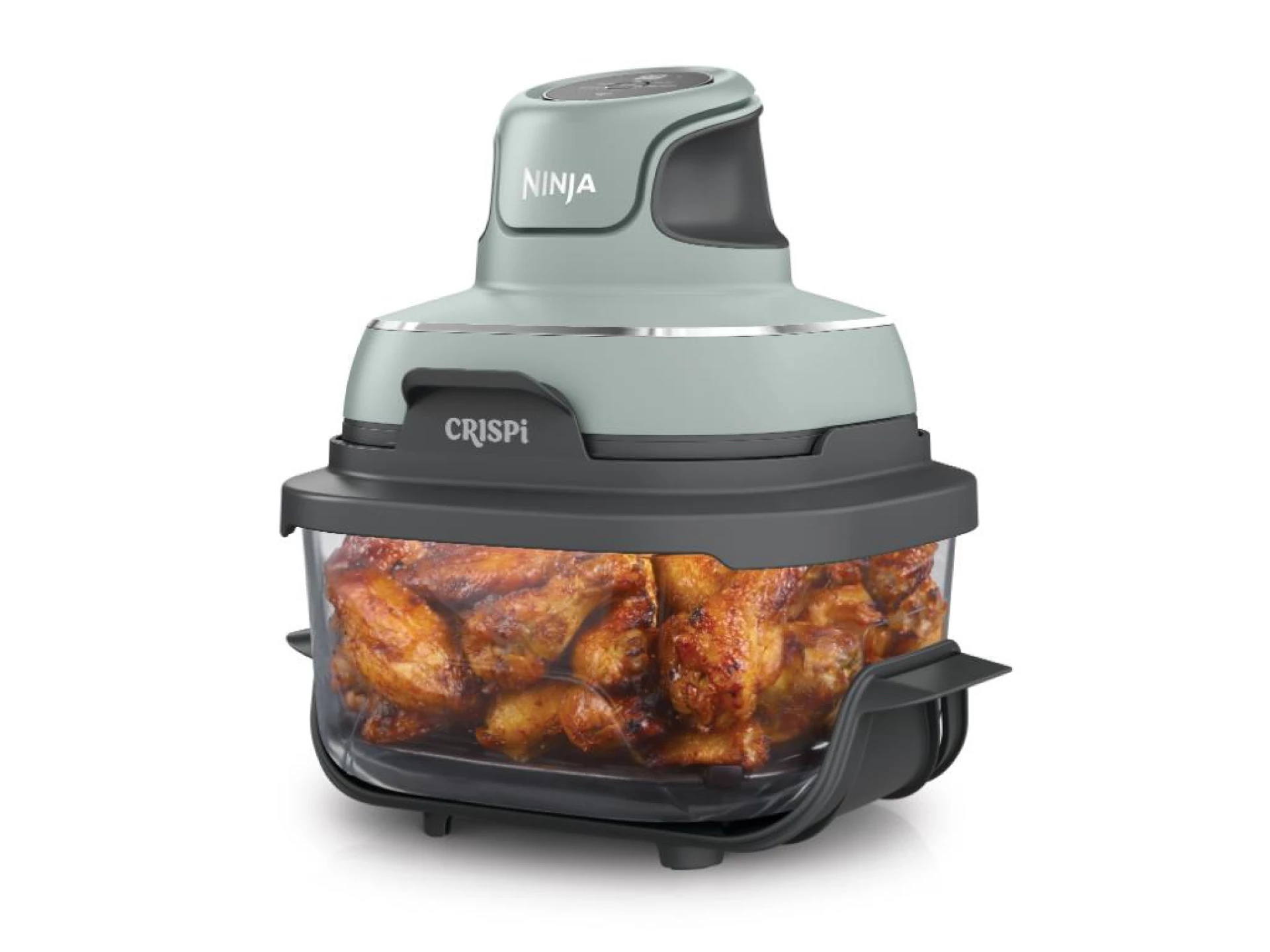 Ninja CRISPi 4u1 Mint4 funkcije,prenosna friteza,snaga 1700W,2 posude 3.8L i 1.4L