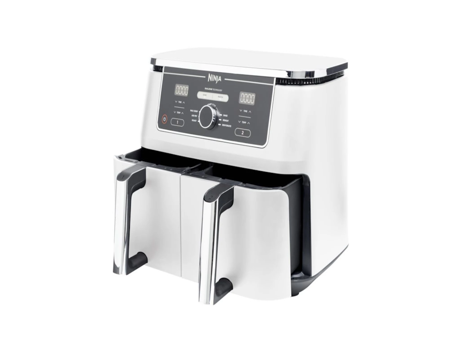 Ninja dvozonska fritezaKapac. 9.5L, 6 funk. kuhanjasnaga 2400W, PTFE neljepljivi premaz