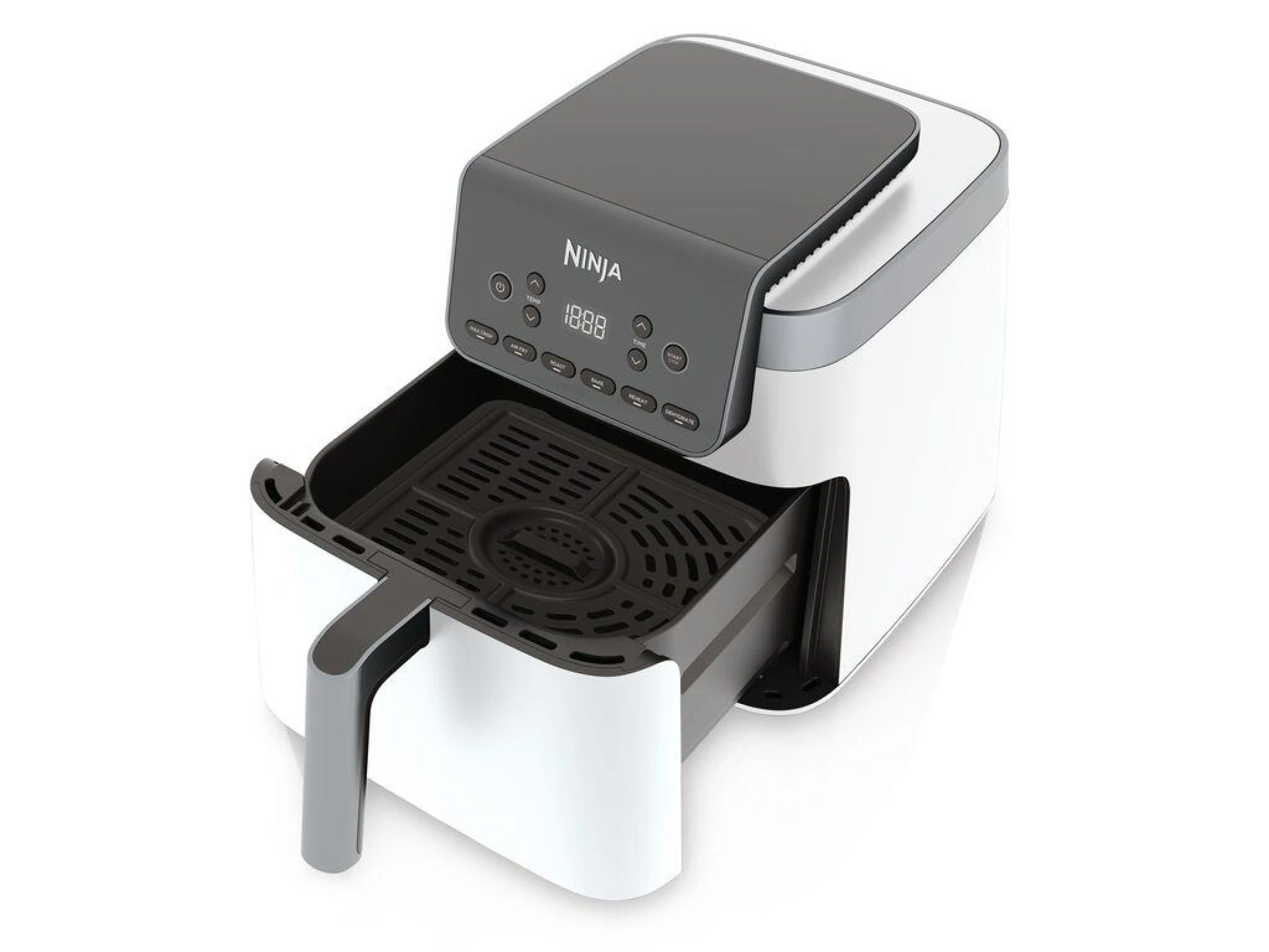 Ninja friteza na vruci zrakBijela,kapacitet 6.2l,50% brze6 funk,snaga 2000W,tezina 5.8kg