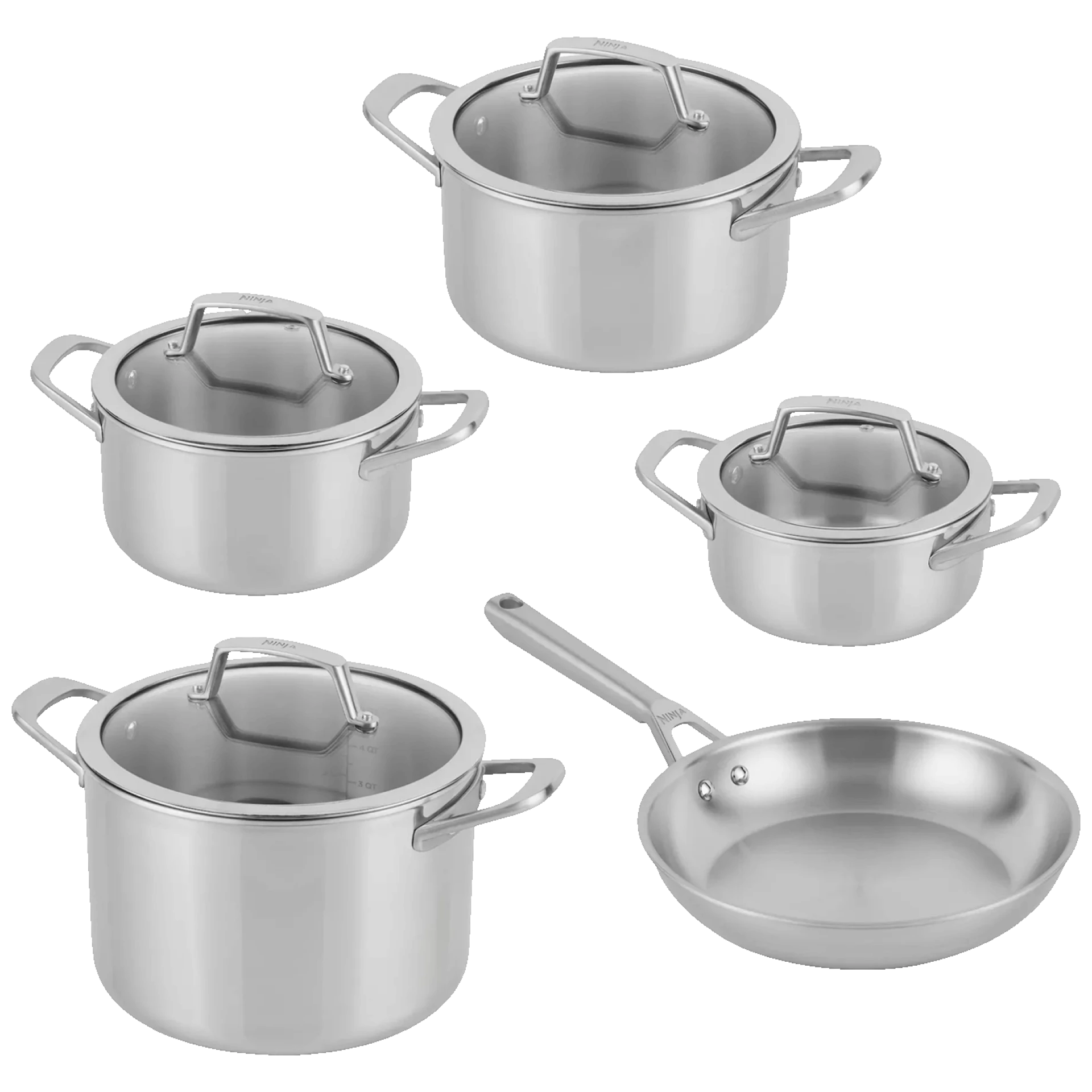 Ninja Posuđe, set, 5/1, Ninja EverClad - EverClad 5-piece set C95000DE