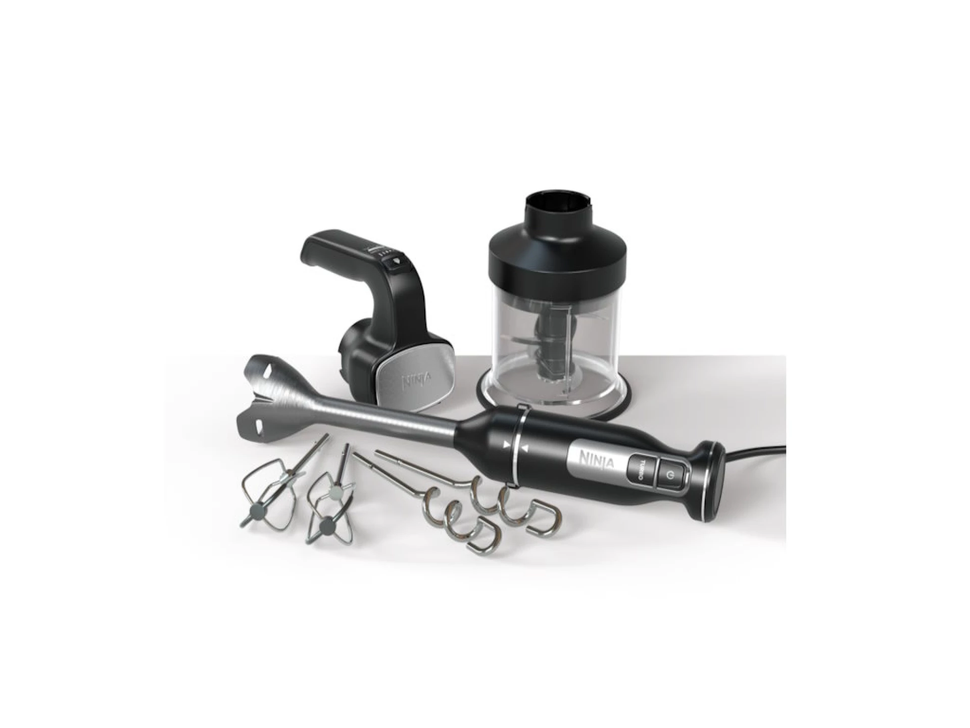 Ninja rucni blender i mixerSnaga 850W, 2 brzine mjes. i 5brzina mjes. kapa. 700ml, 3u1 uredjaj