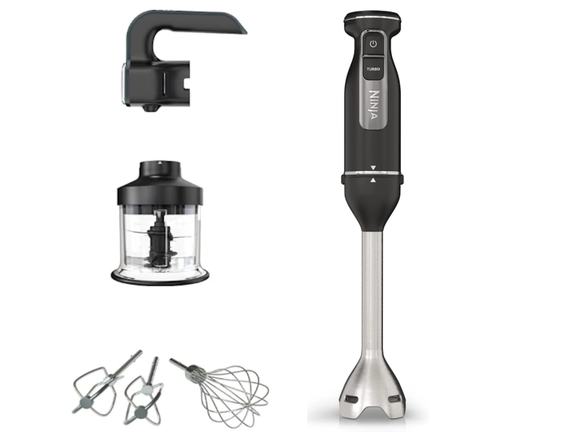 Ninja rucni blender i mixerSnaga 850W, 2 brzine mjes. i 5brzina mjes. kapa. 700ml, 3u1 uredjaj