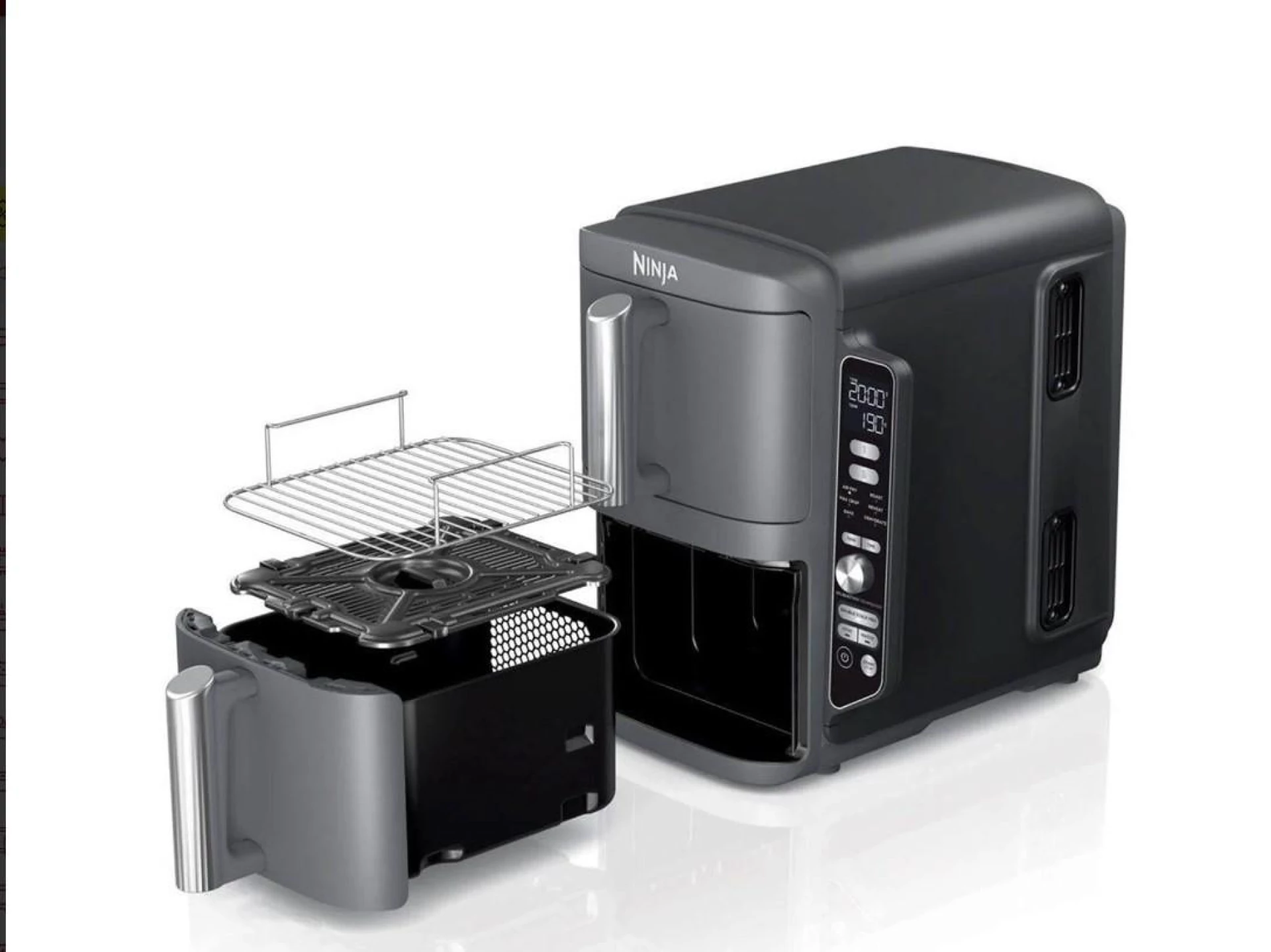 Ninja XL 2-slojna friteza30% uzi, do 55% brzi, 6 funkc.kuhanja, snaga 2470W, tezina 10.3kg