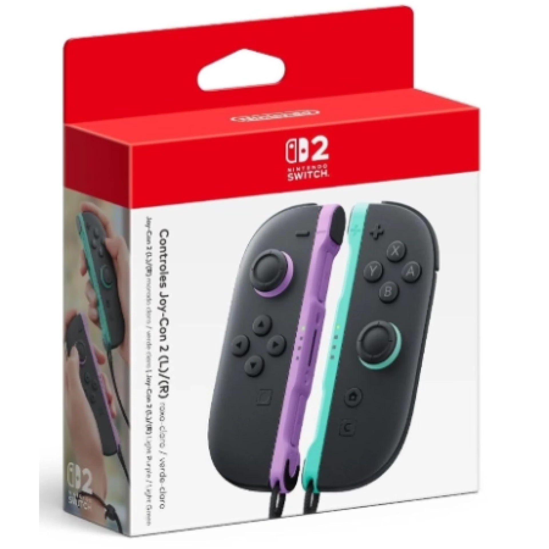 Nintendo Switch 2 Joy-Con Pair Light Purple + Light Green