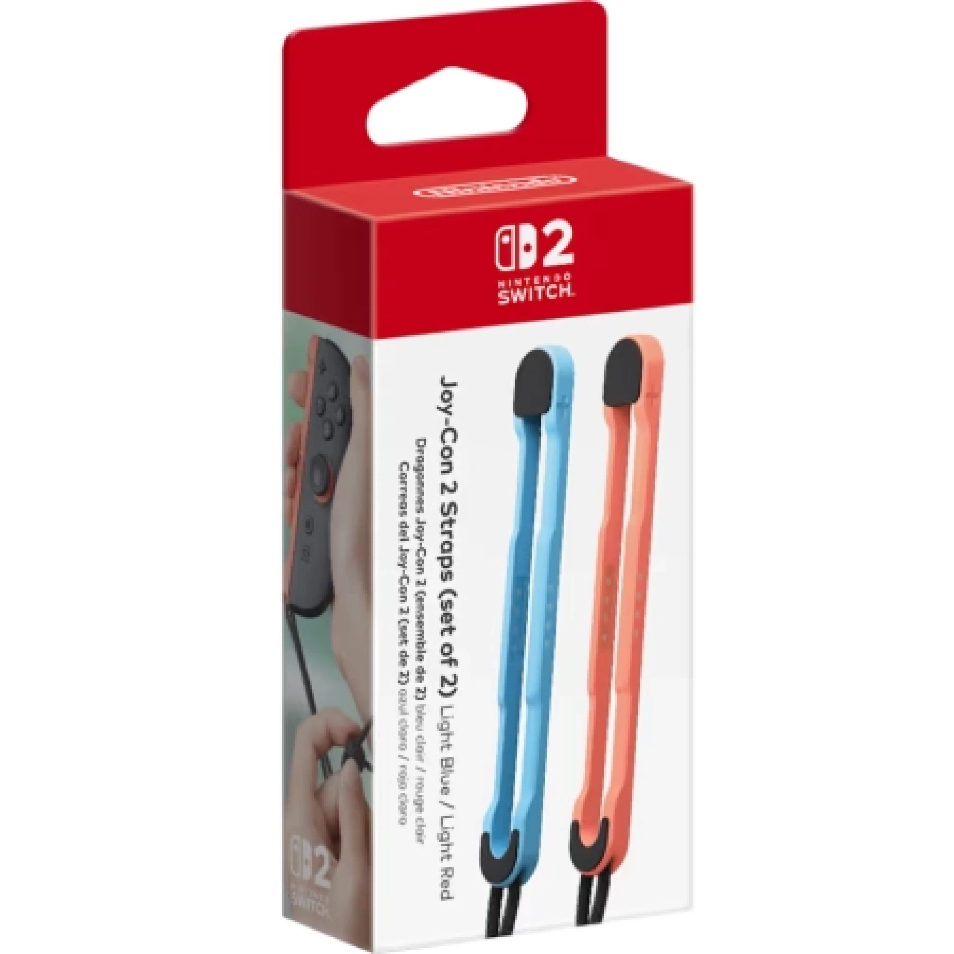 Nintendo Switch Joy-Con 2 Strap Pair Light Blue/Light Red
