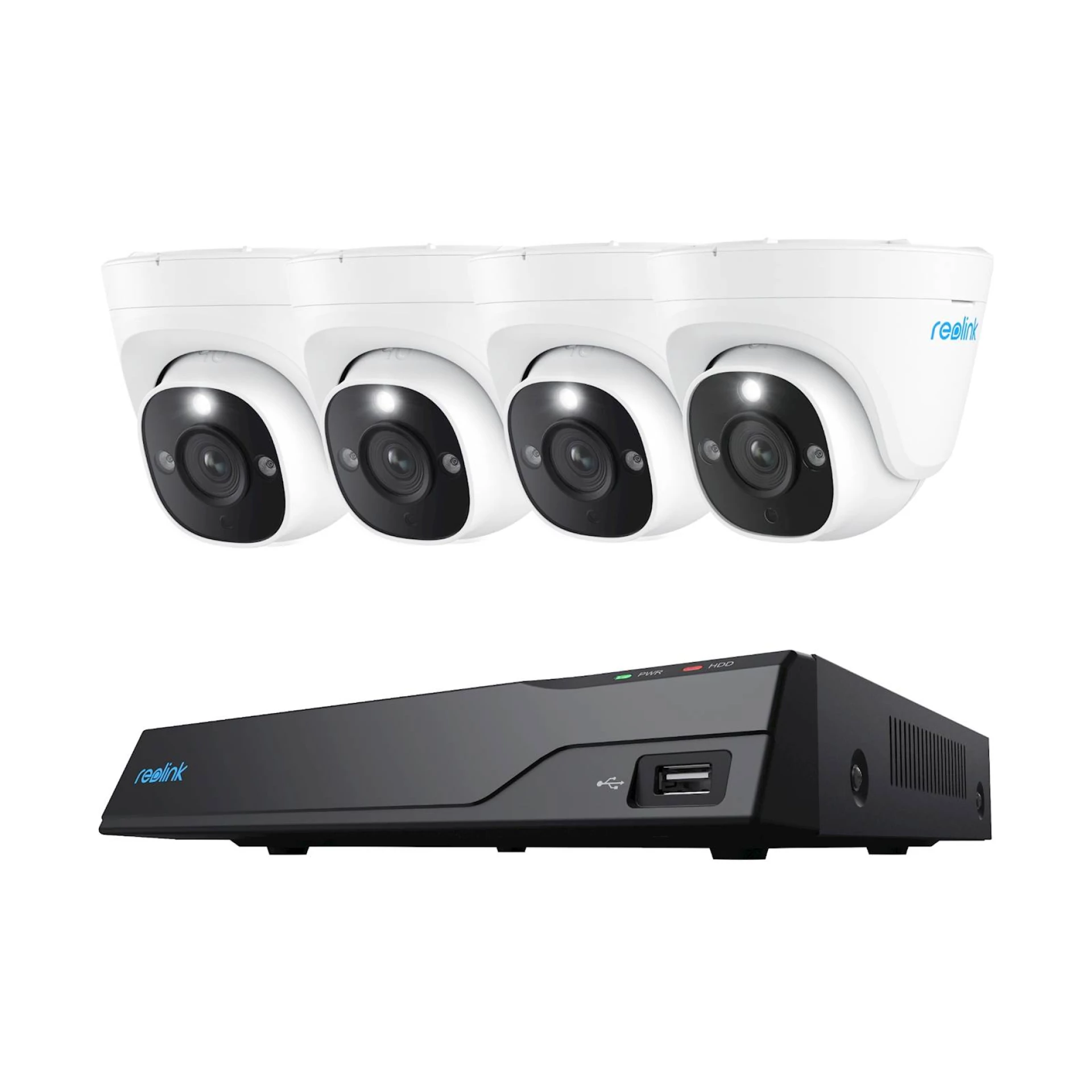 NVR snimač Reolink NVS8-12MD4 4k, 12MP, 8 kanalni NVR, 2TB HDD, 4x POE kamera