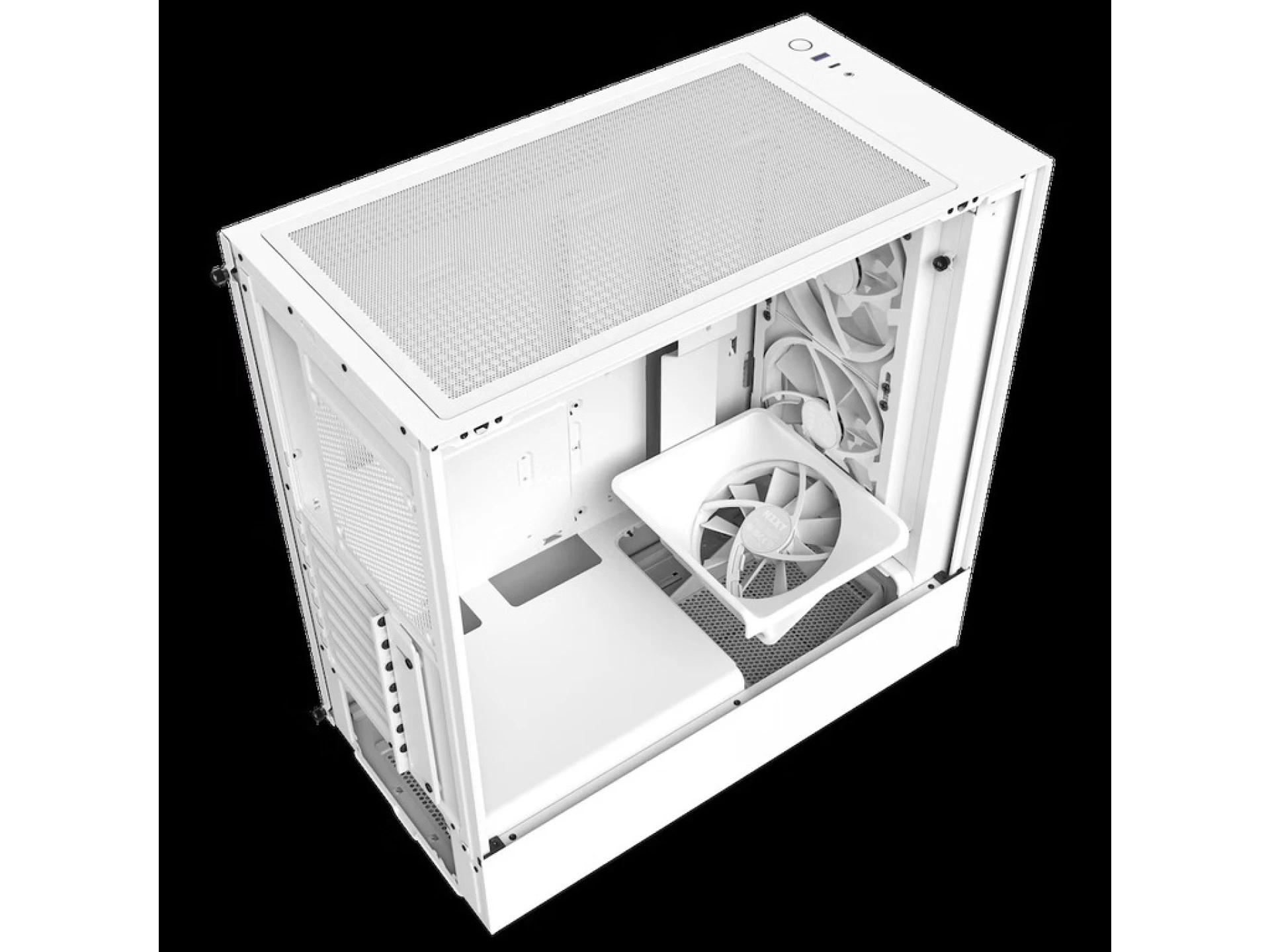 NZXT CASE H5 ELITE WHITE Mini-ITX, Micro-ATX, ATX Mid-Tower, 3x Fans