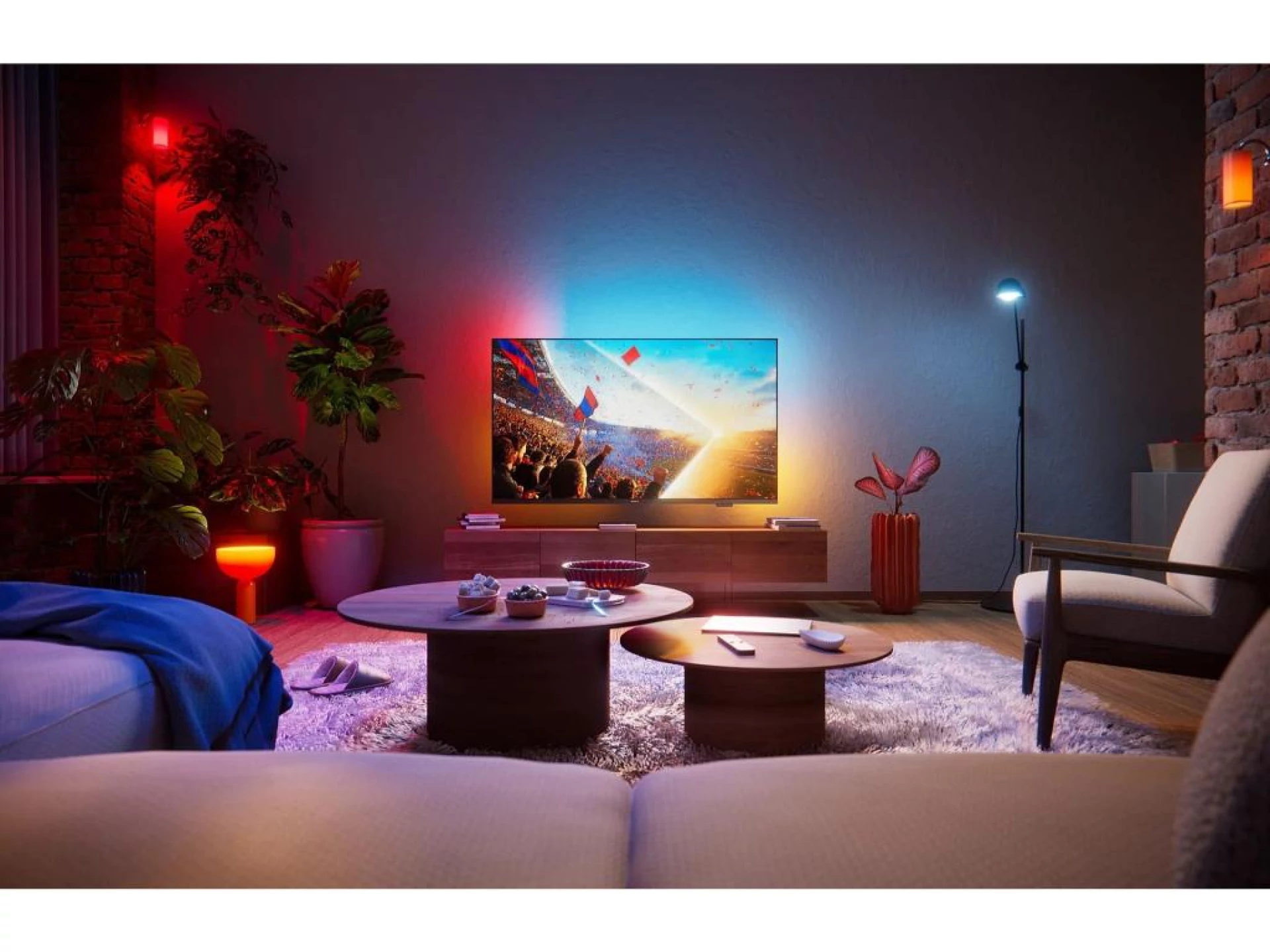 Philips 50"PUS8001 4K Titan OSAmbilight s 3 strane; HDMI 2.1Pixel Precise Ultra HD; Dolby Atmos