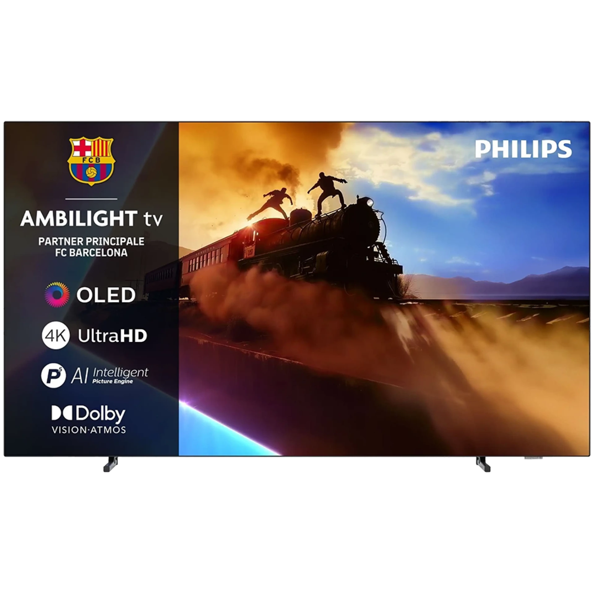 Philips 55OLED801/12 4K TITAN OS OLED, AMBILIGHT TV, 144 Hz, P5 AI Procesor, 139 cm (55''), Dolby Vision and Dolby Atmos