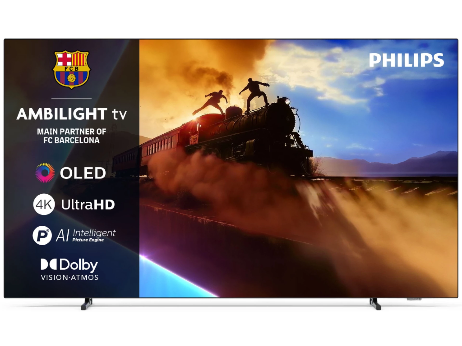 Philips 65''OLED770 4K TitanAmbilight s 3 strane; 2.1 HDMI; P5 AI perfect; panel 120 HZ