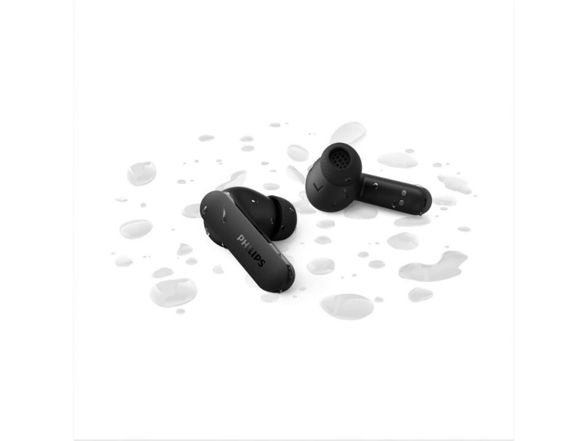 Philips TAT2100BK BT slušalicedo 36h baterija; BT 6.0; IPX4; 4 mikrofona; pogonske jedinice od 10 mm