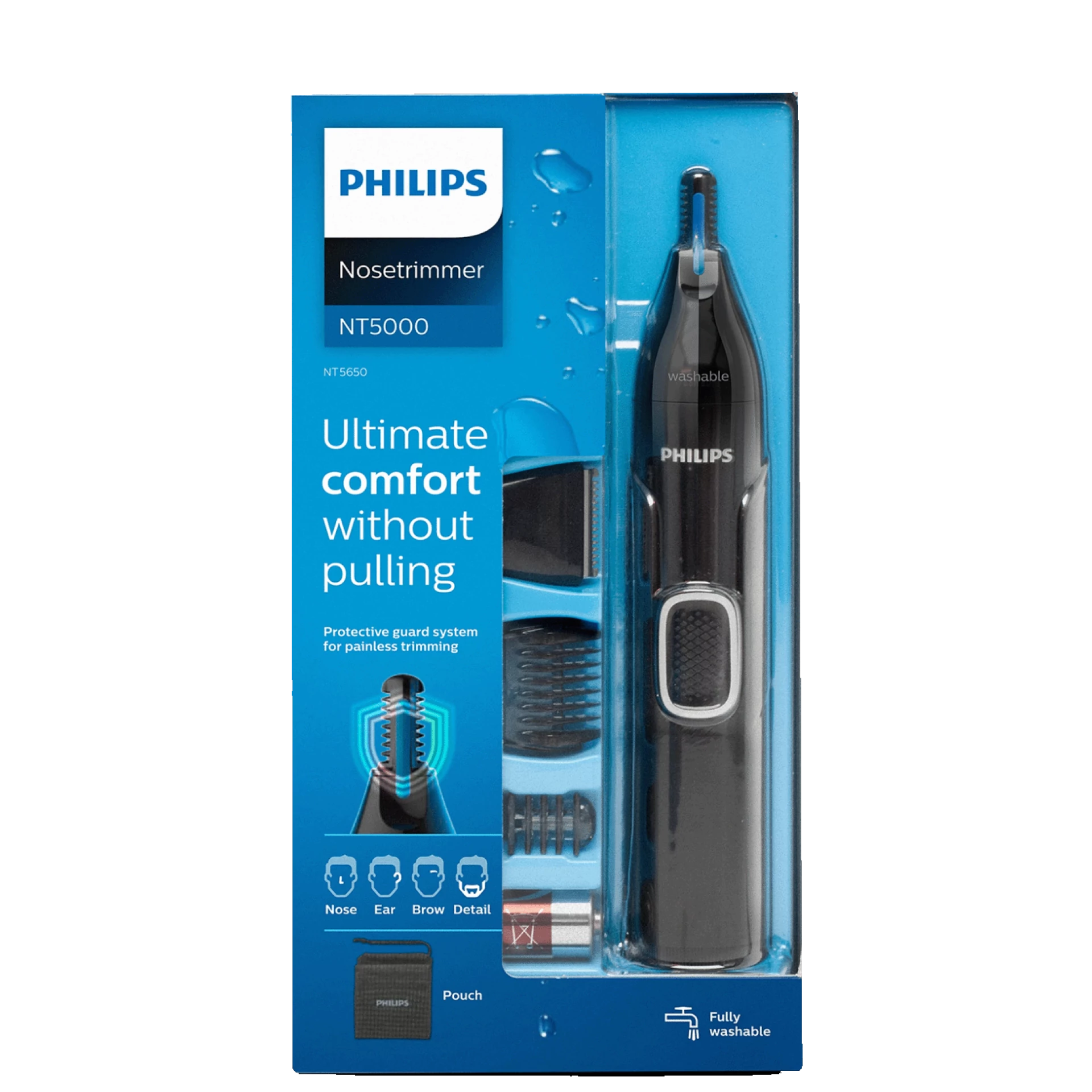 Philips Trimer za nos, uši i obrve, PrecisionTrim - NT5650/16