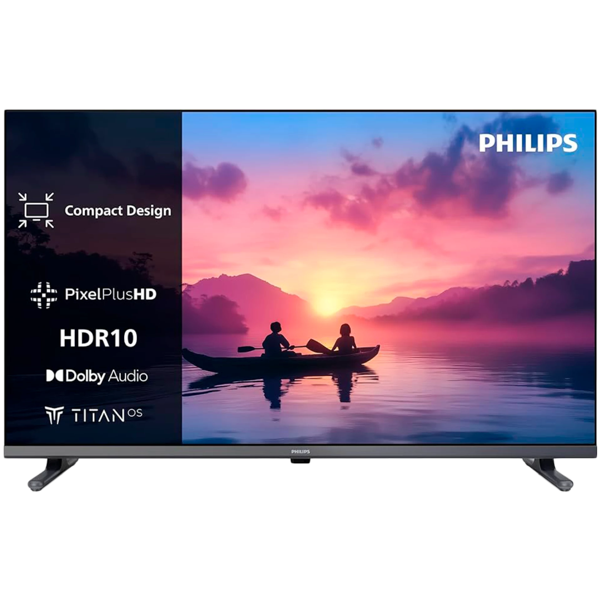 PHILIPS TV LED 32", HD, Smart TV, HDR10, DVB-T/T2/T2-HD/C/S/S2) Diagonal: 32" (80 cm)  Screen: LED HD TV 1366 x 768p