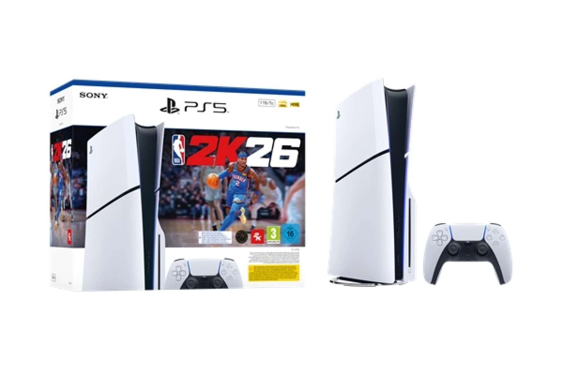 PlayStation 5 Slim D chassis + NBA 2K26 PS5 VCH