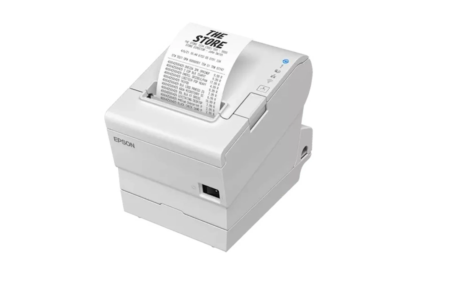 POS printer Epson TM-T88VII-111,USB,ETH,SRL,PS,WHT