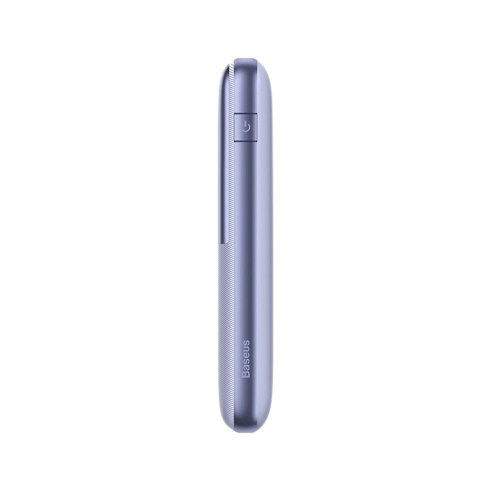 Powerbank BASEUS 10 000 mAh + kabl USB A - C PD QC3.0 3A 22,5W purple