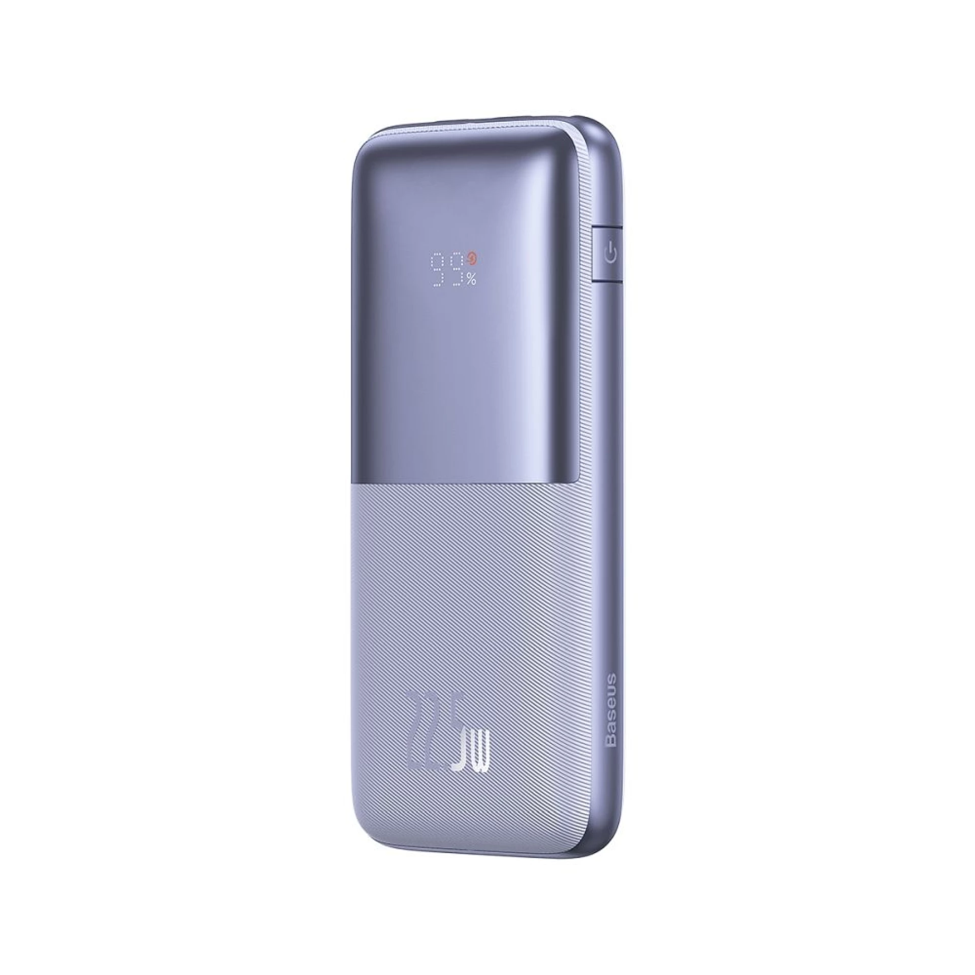 Powerbank BASEUS 10 000 mAh + kabl USB A - C PD QC3.0 3A 22,5W purple