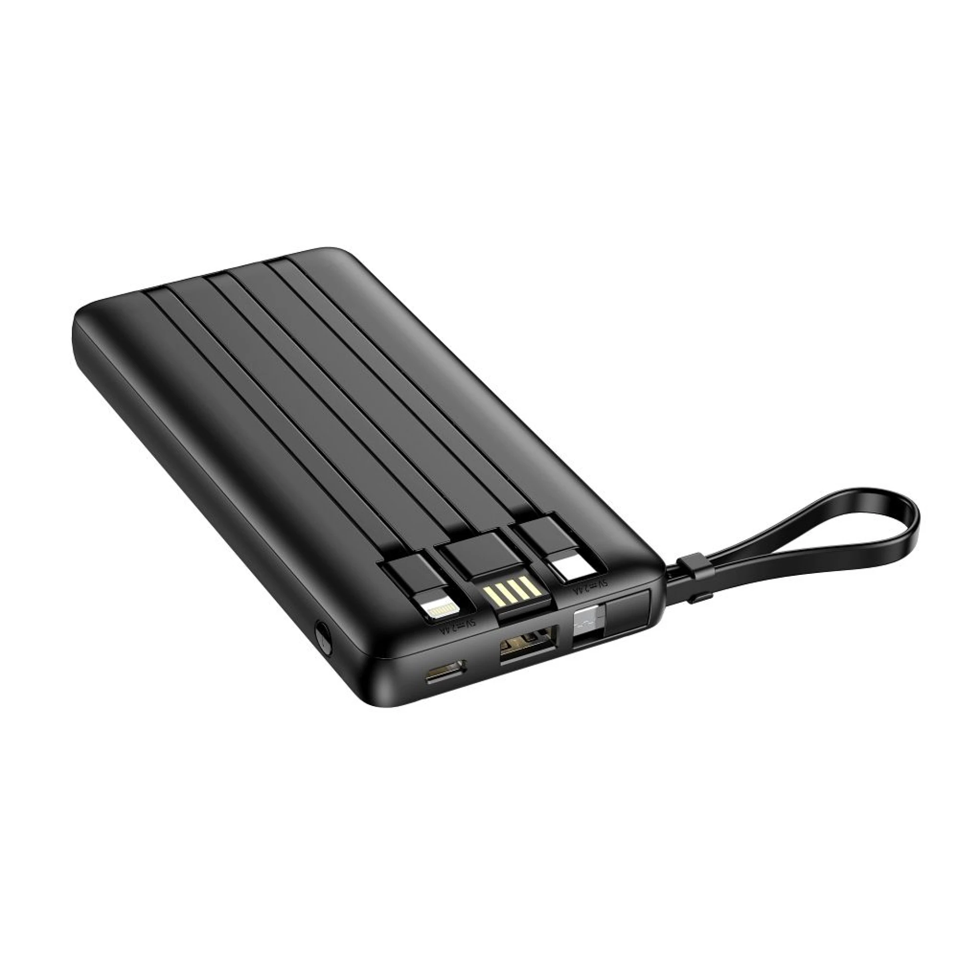 Prenosna baterija VEGER 10000mAh crna