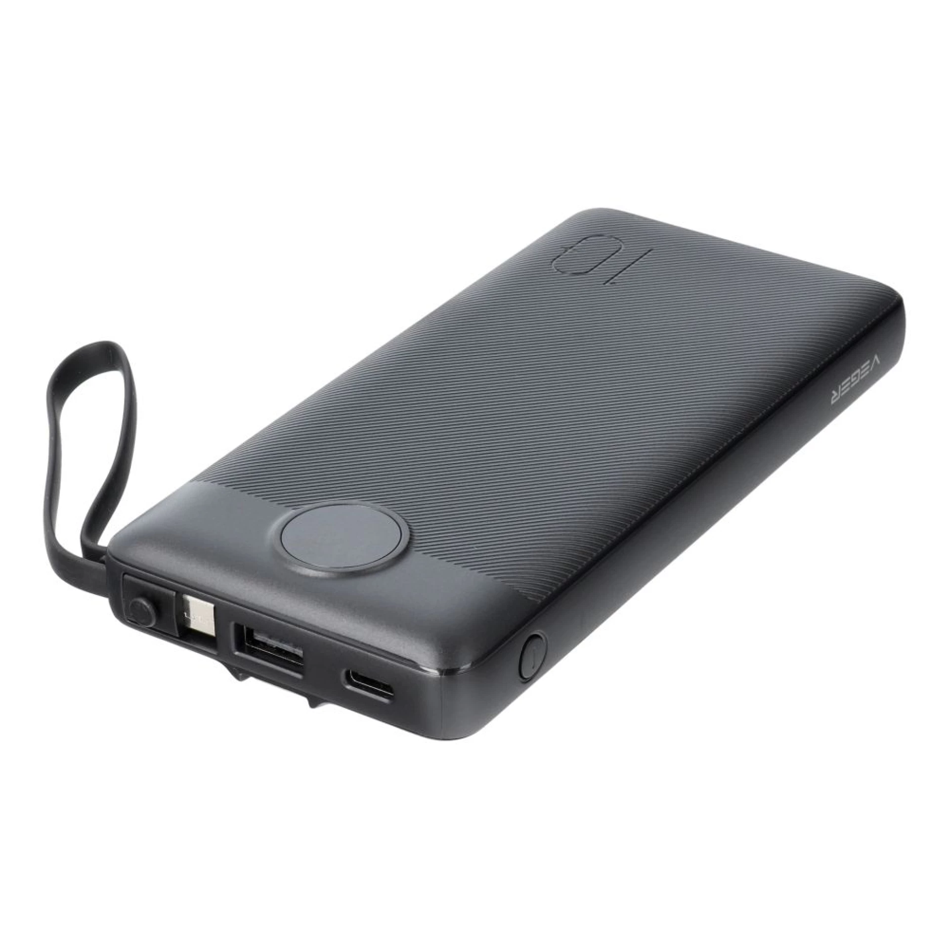 Prenosna baterija VEGER 10000mAh crna