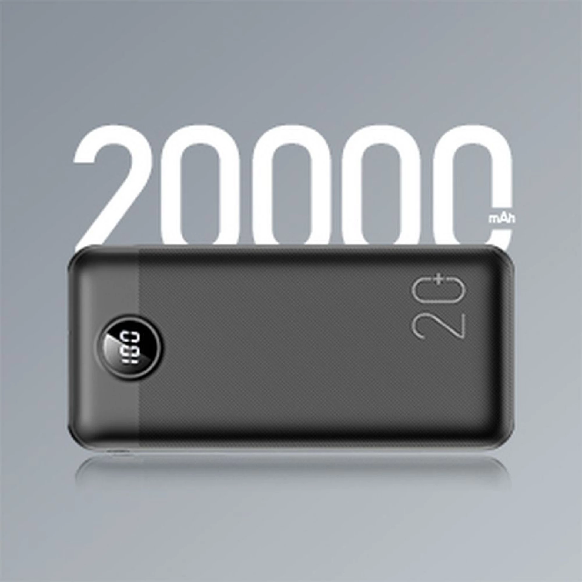 Prenosna baterija VEGER 20000mAh PD QC3.0 20W L20S crna