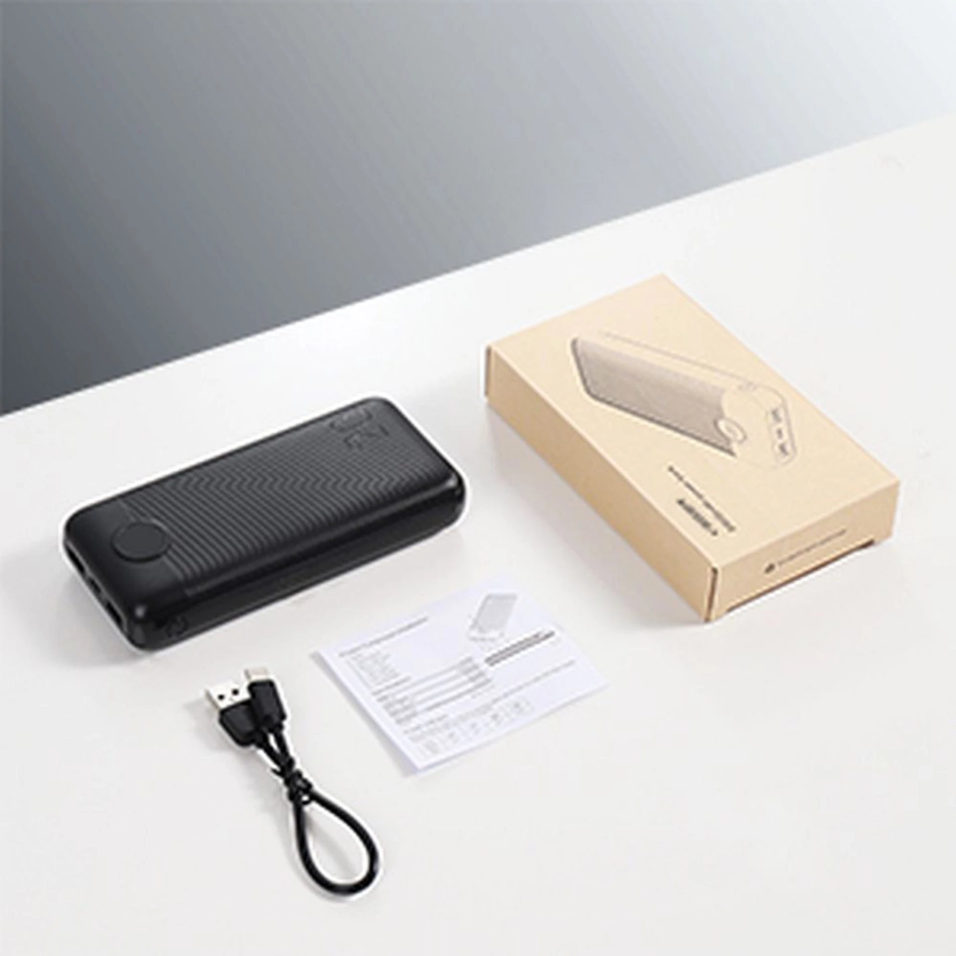 Prenosna baterija VEGER 20000mAh PD QC3.0 20W L20S crna