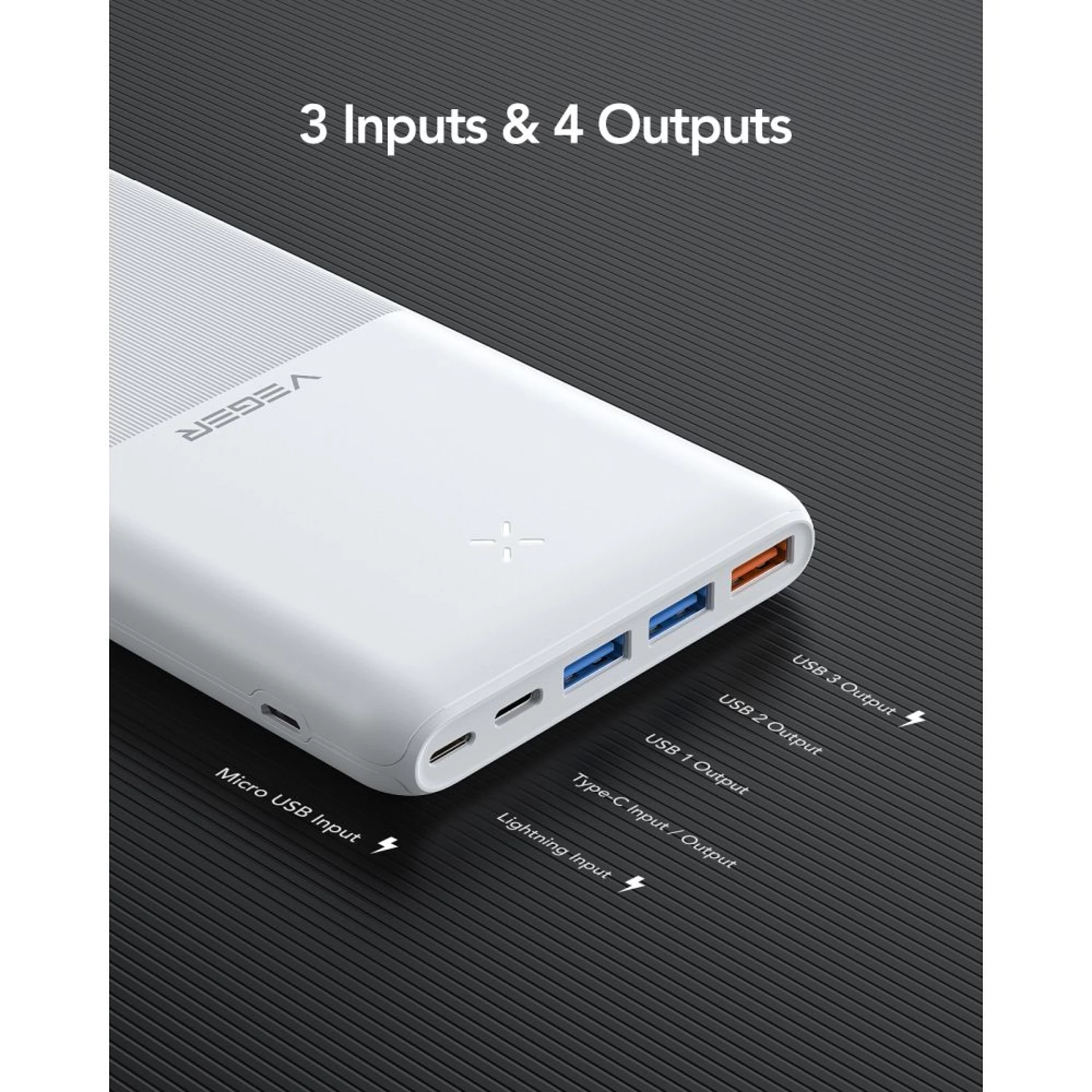 Powerbank VEGER 20 000 mAh PD QC3.0 3A 20W S22